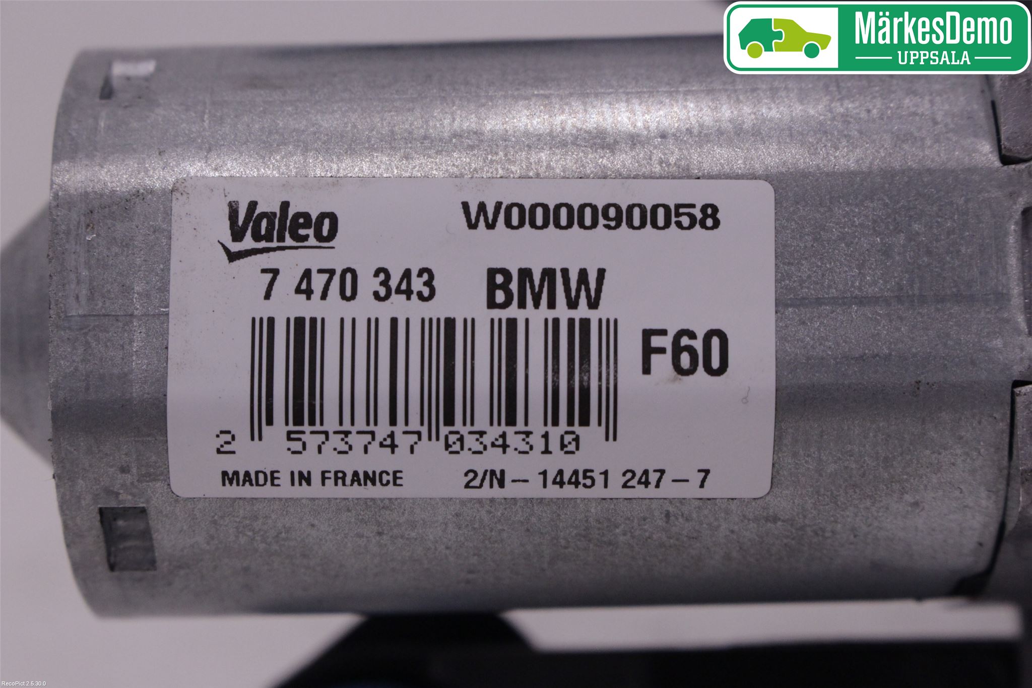 Mini COUNTRYMAN F60 17-23 Viskermotor Bakluke