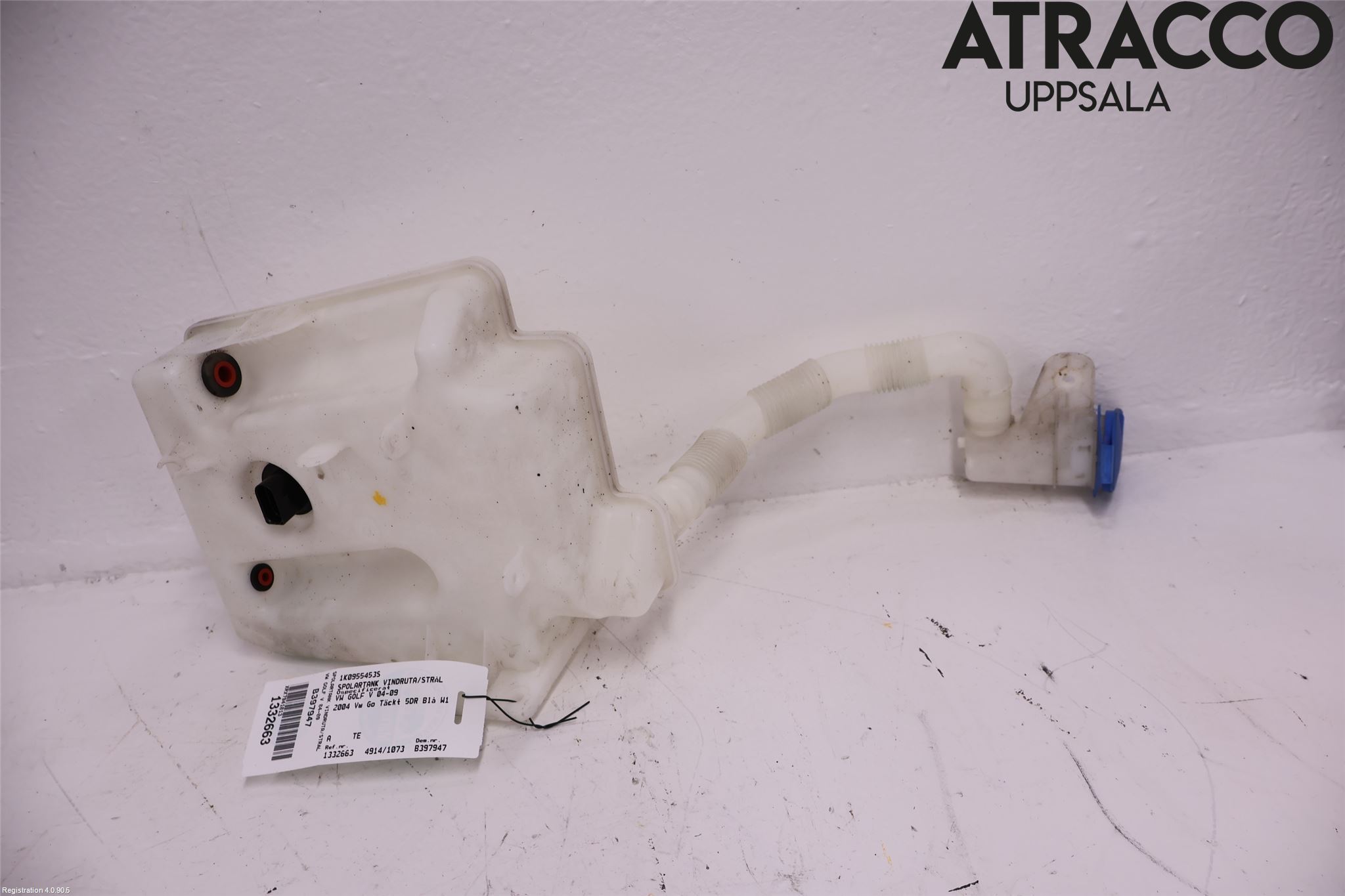Volkswagen VW GOLF V 04-09 Spylerbeholder Frontrute-Lykte