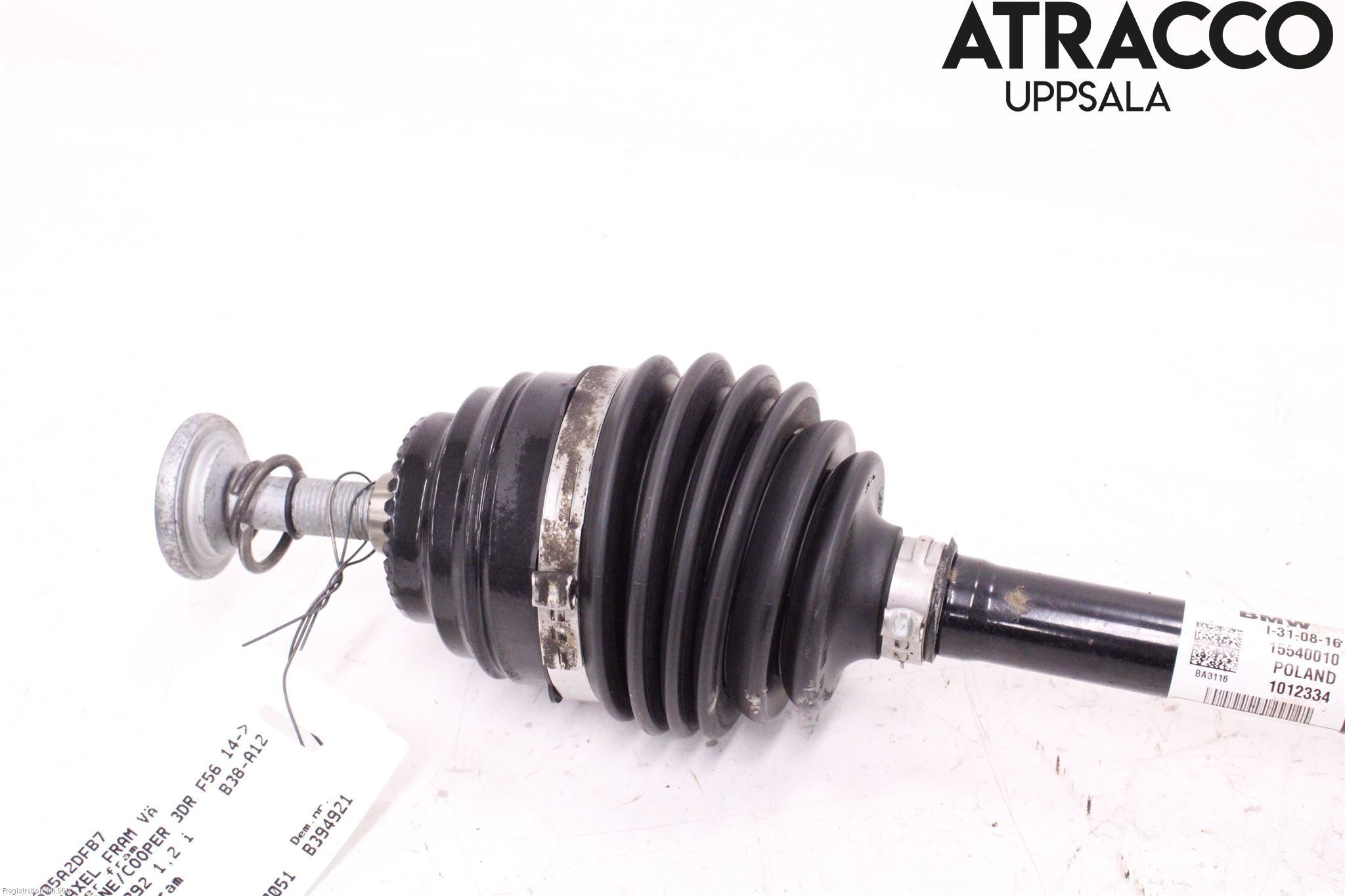 Mini ONE/COOPER 3DR F56 14-24 Drivaksel Foran Kompl Venstre