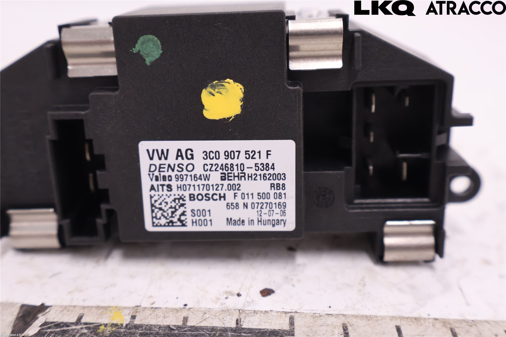 Skoda OCTAVIA (1Z) 05-13 Varmeapparat Viftemotstand