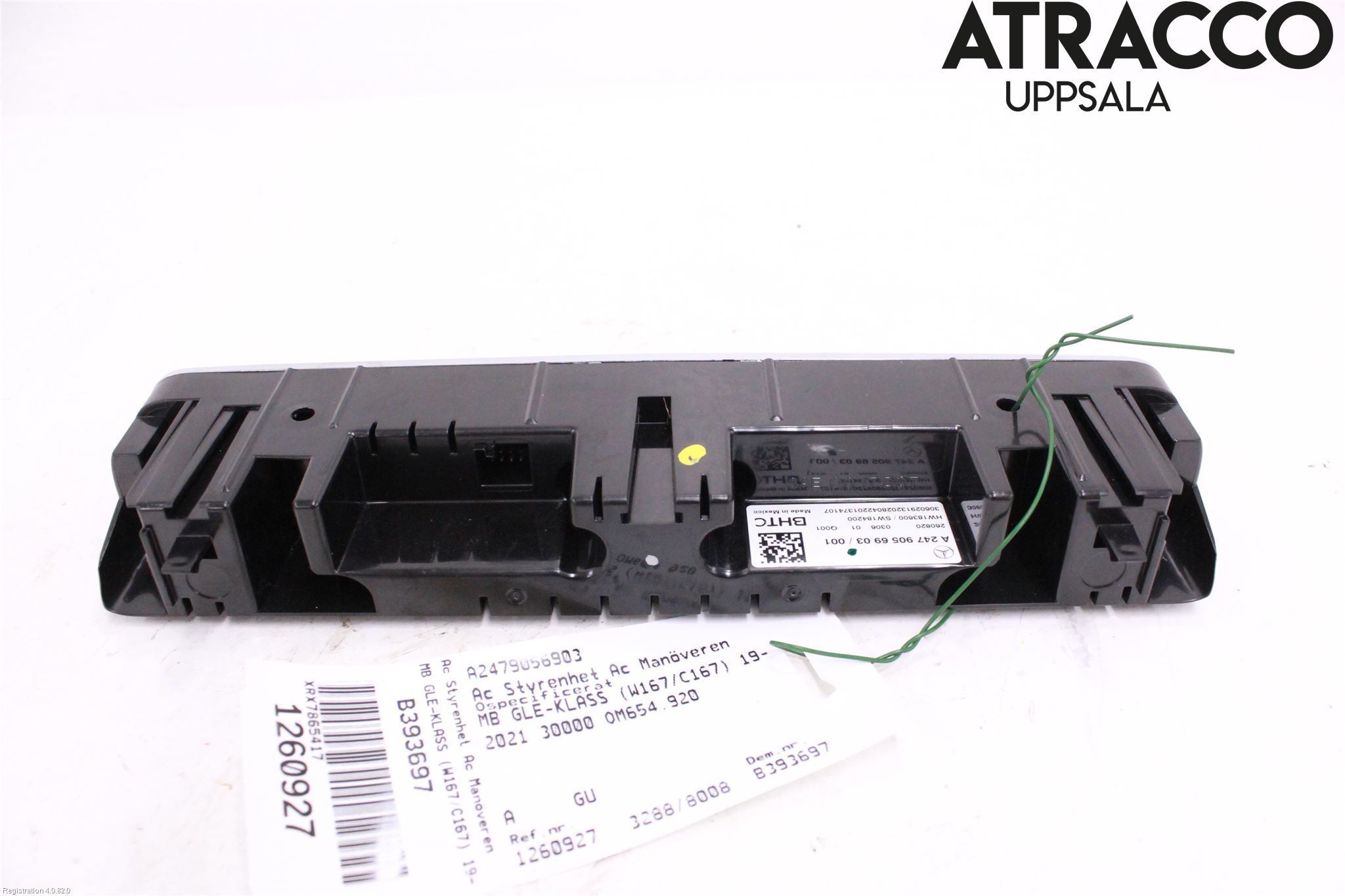 Mercedes-Benz MB GLE-KLASS (W167/V167/C167) 19- Varme Ac Betjening-Display