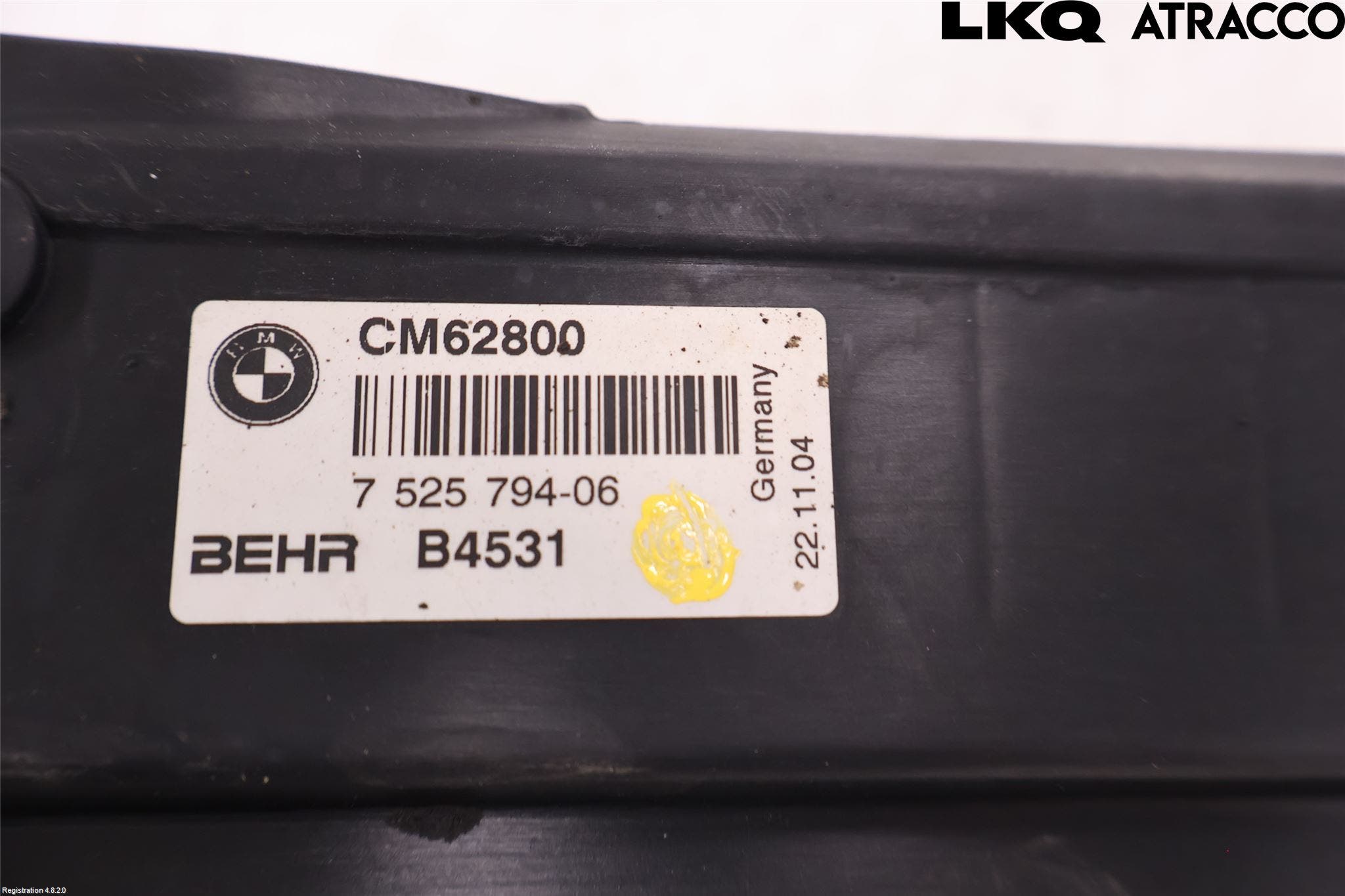 BMW 5 E60/61 Sed/Tou 02-10 Radiator Feste - Ramme - Bjelk