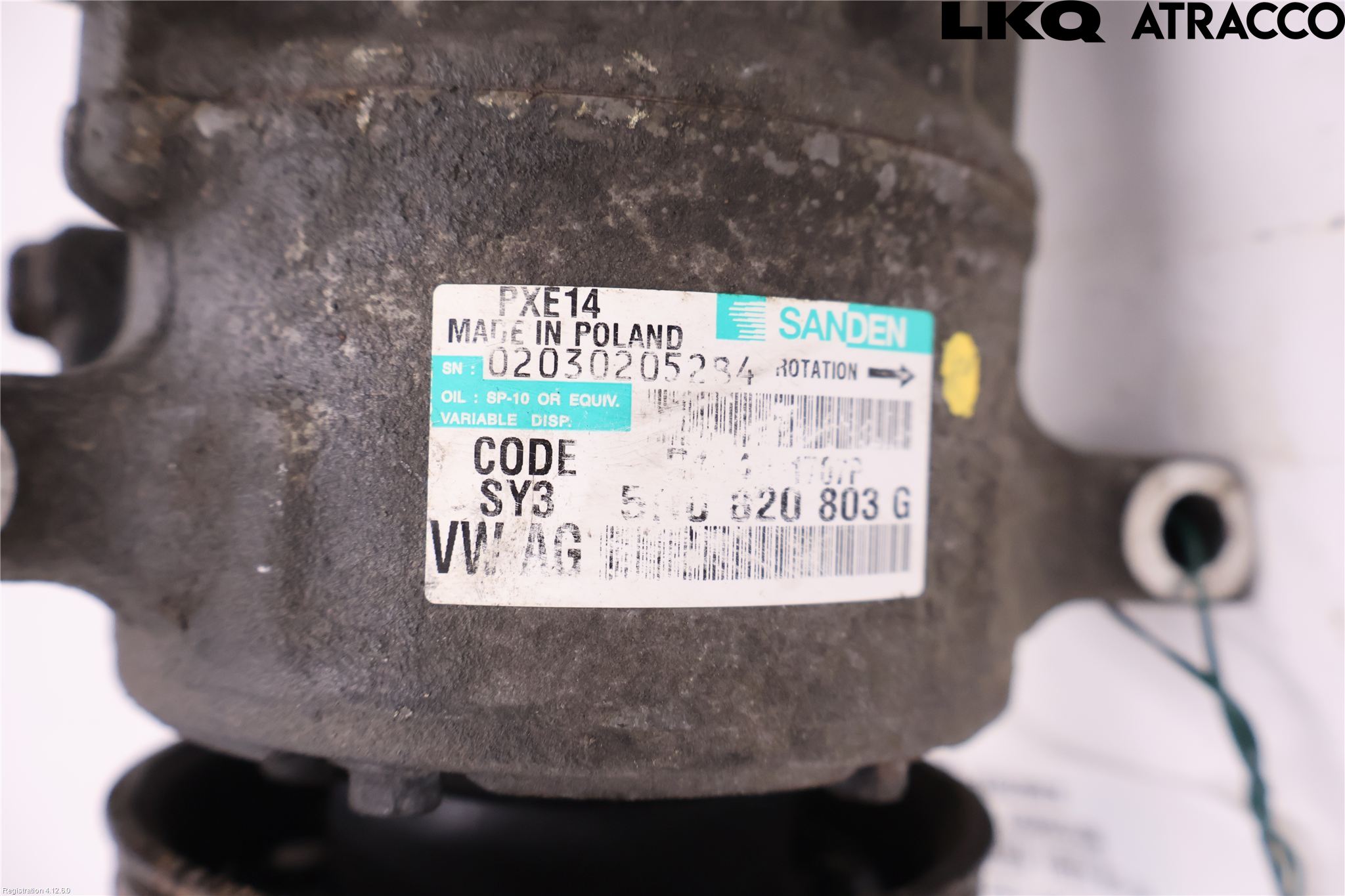 Skoda FABIA 07-14 Varme Ac Kompressor