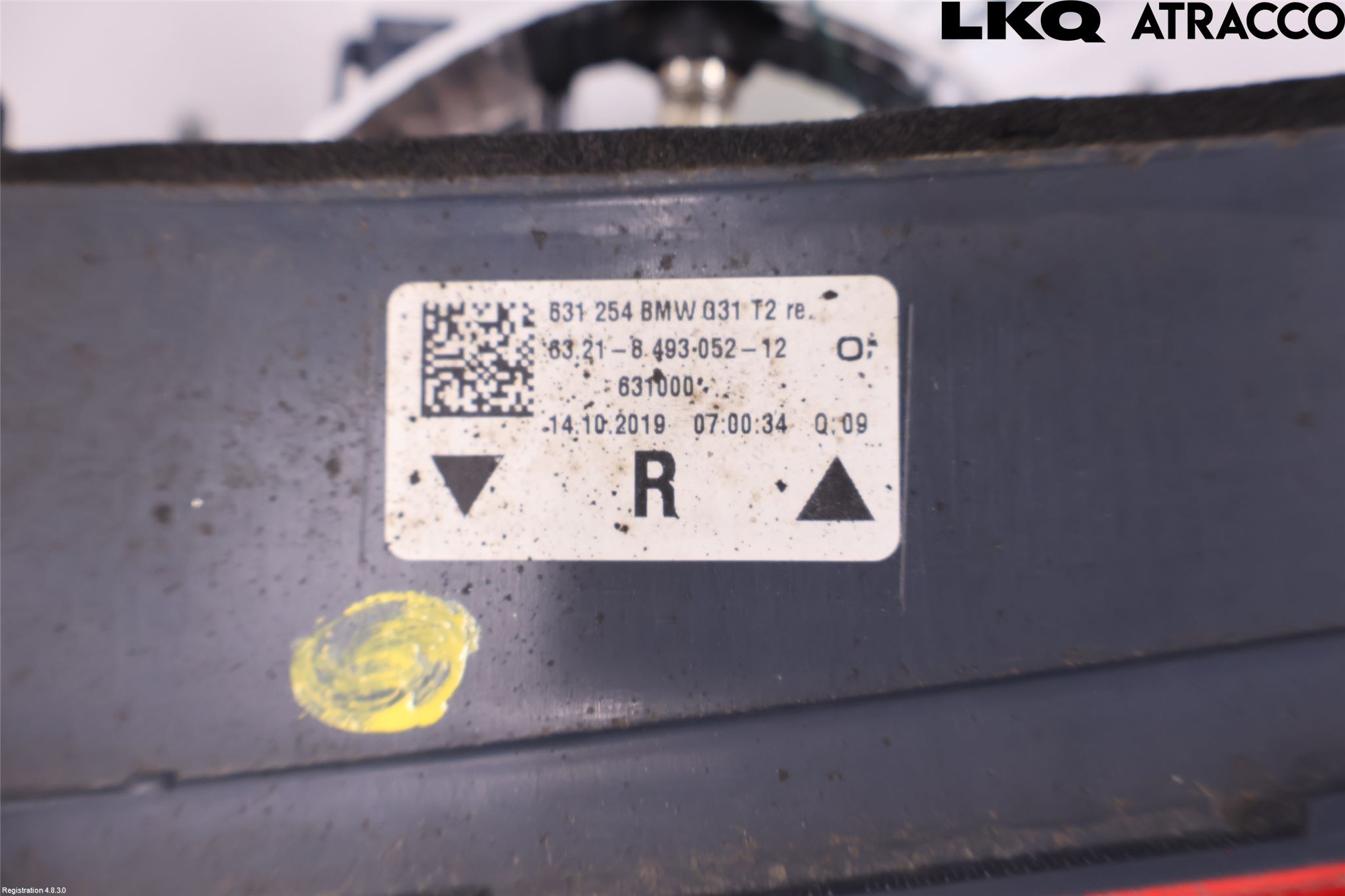 BMW 5 G30/G31/F90 17-23 Baklykt Høyre  På Luke(Indre)