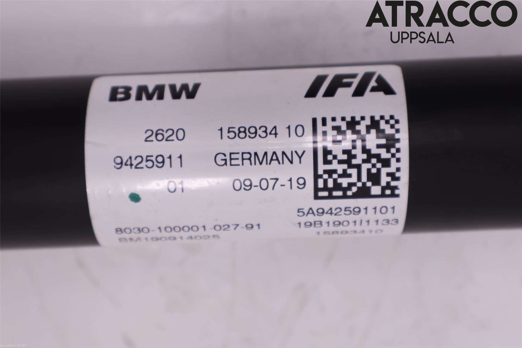 BMW 5 G30/G31/F90 17-23 Mellomaksel Fremre