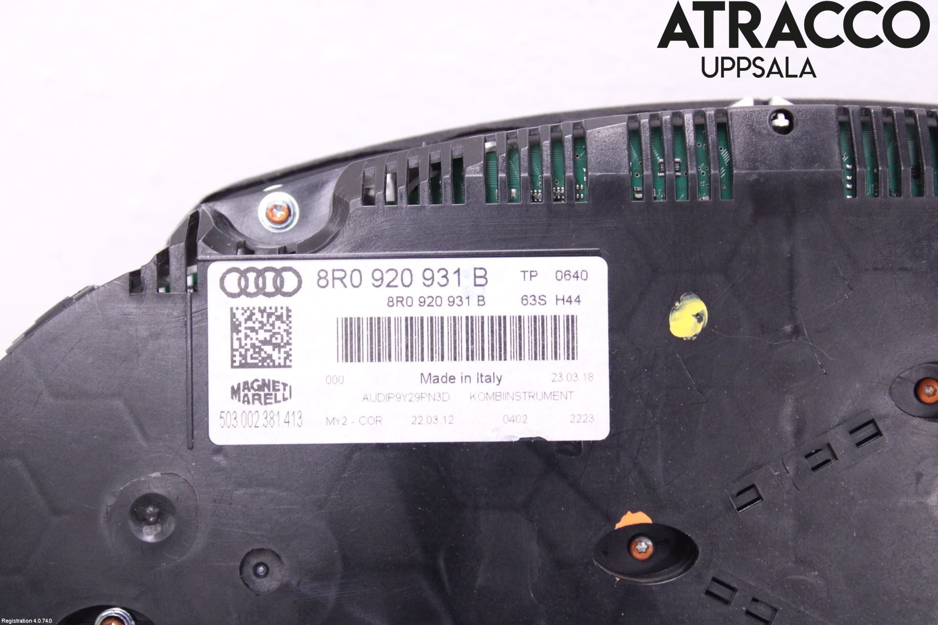 Audi Q5 09-16 Instr Speedometer