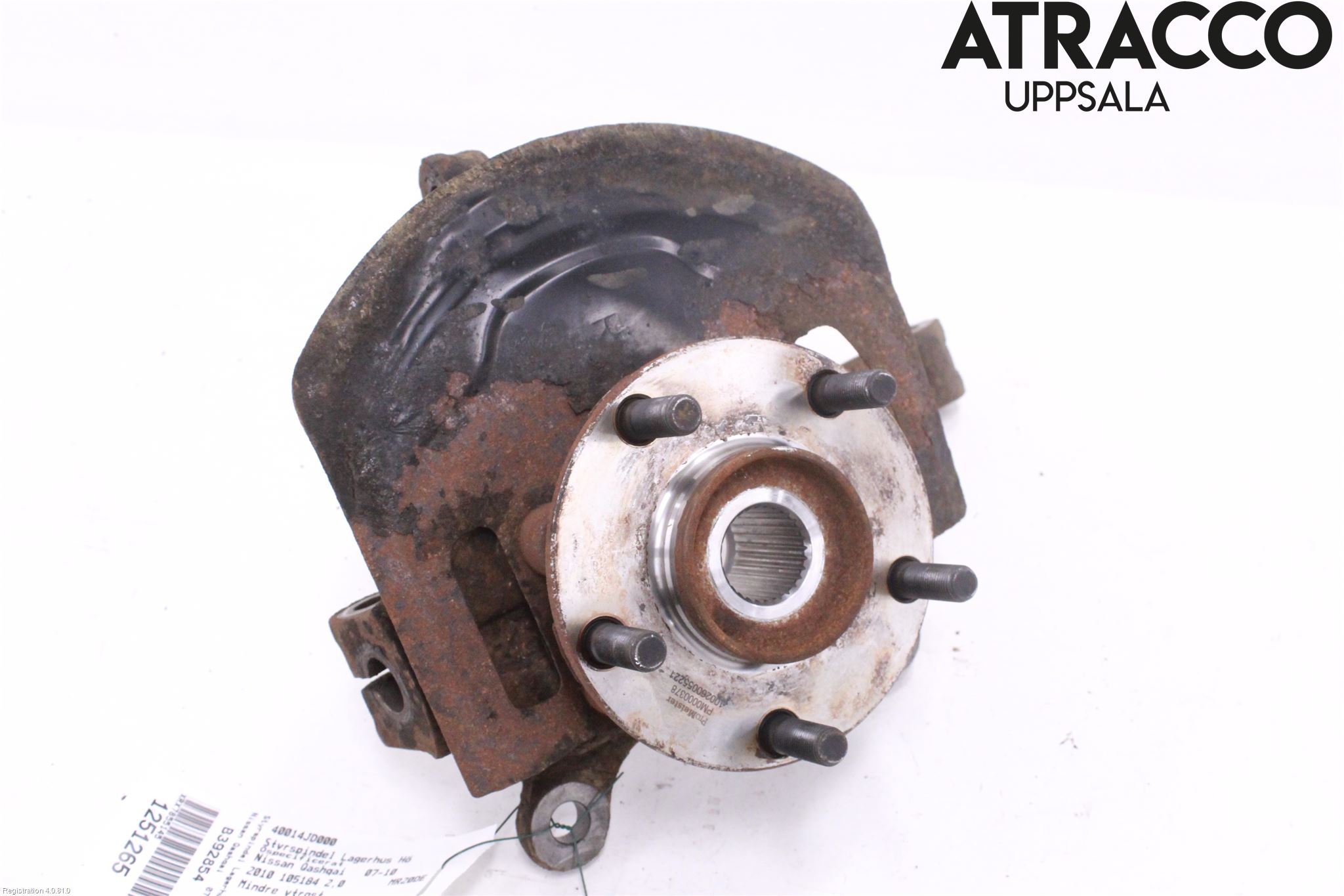 Nissan QASHQAI   07-10 Spindel Hf