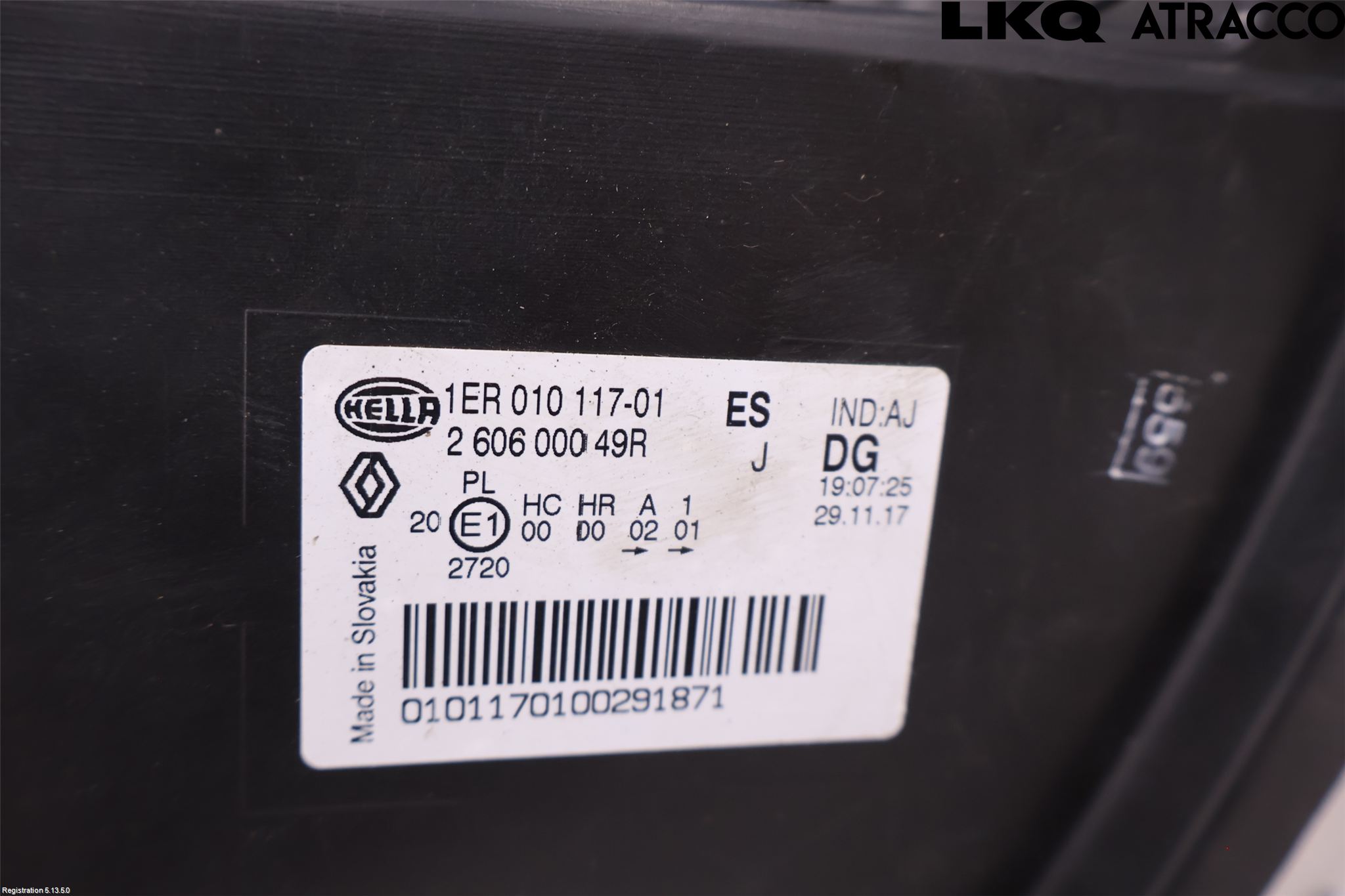 Renault MASTER III 15-20 Frontlykt Venstre