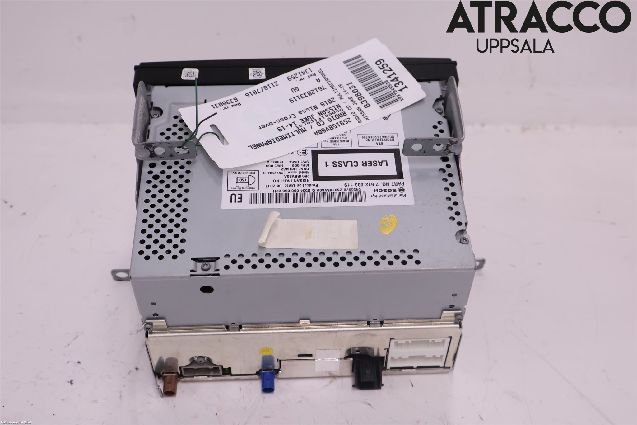 Nissan JUKE 14-19 Stereo Radio Med Cd