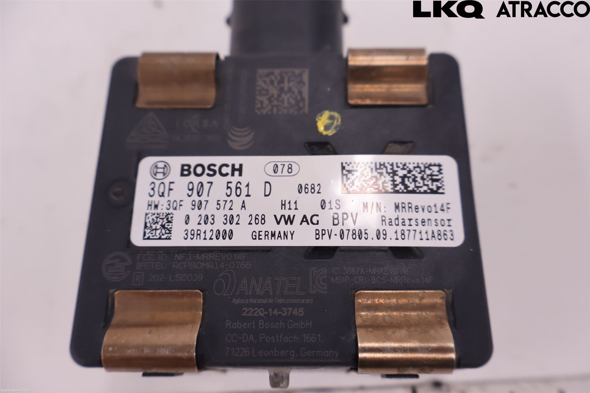 Volkswagen VW GOLF / E-GOLF VII 13-20 Sensor Fartsbegrensning