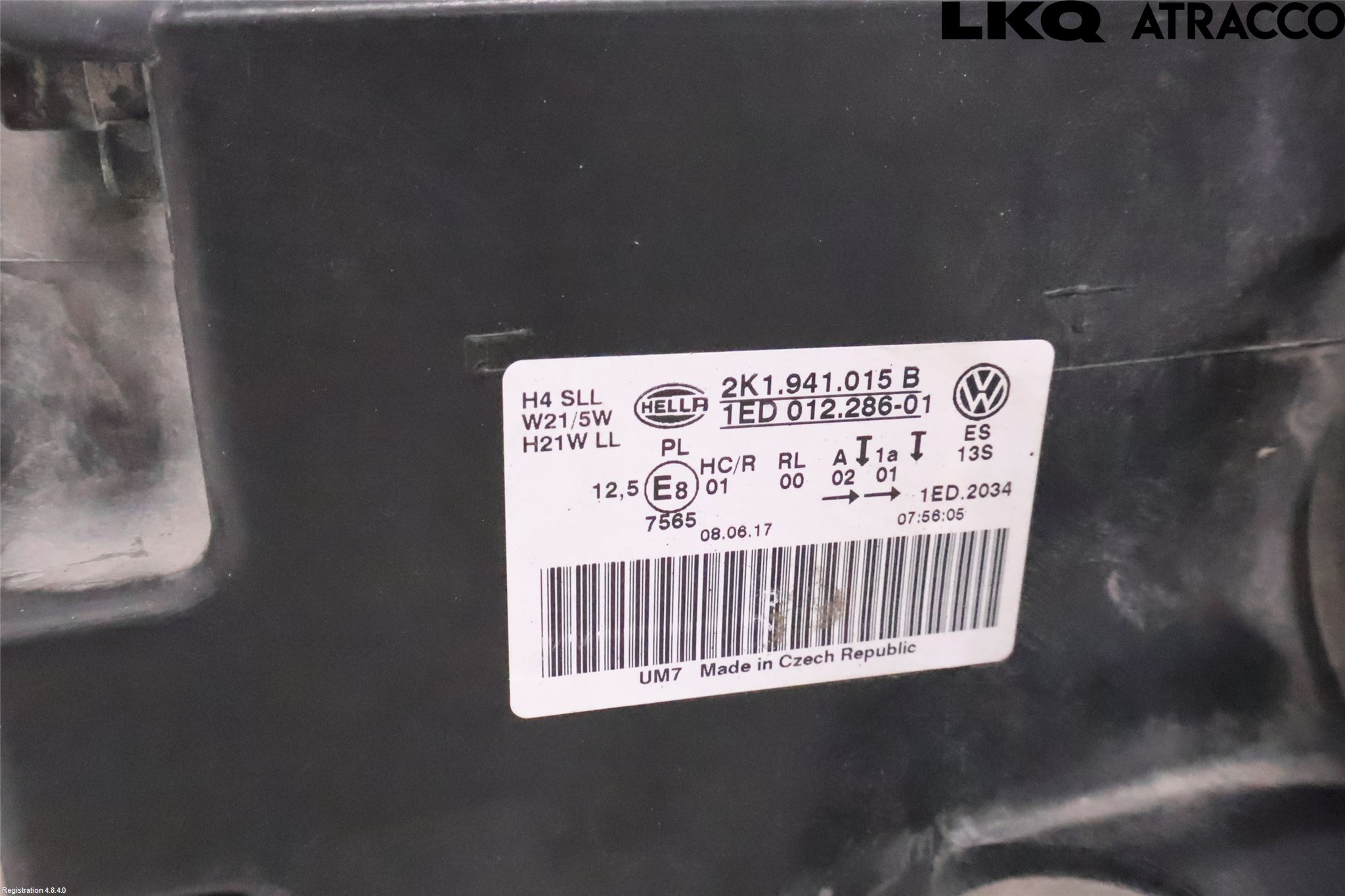 Volkswagen VW CADDY 16-20 Frontlykt Venstre
