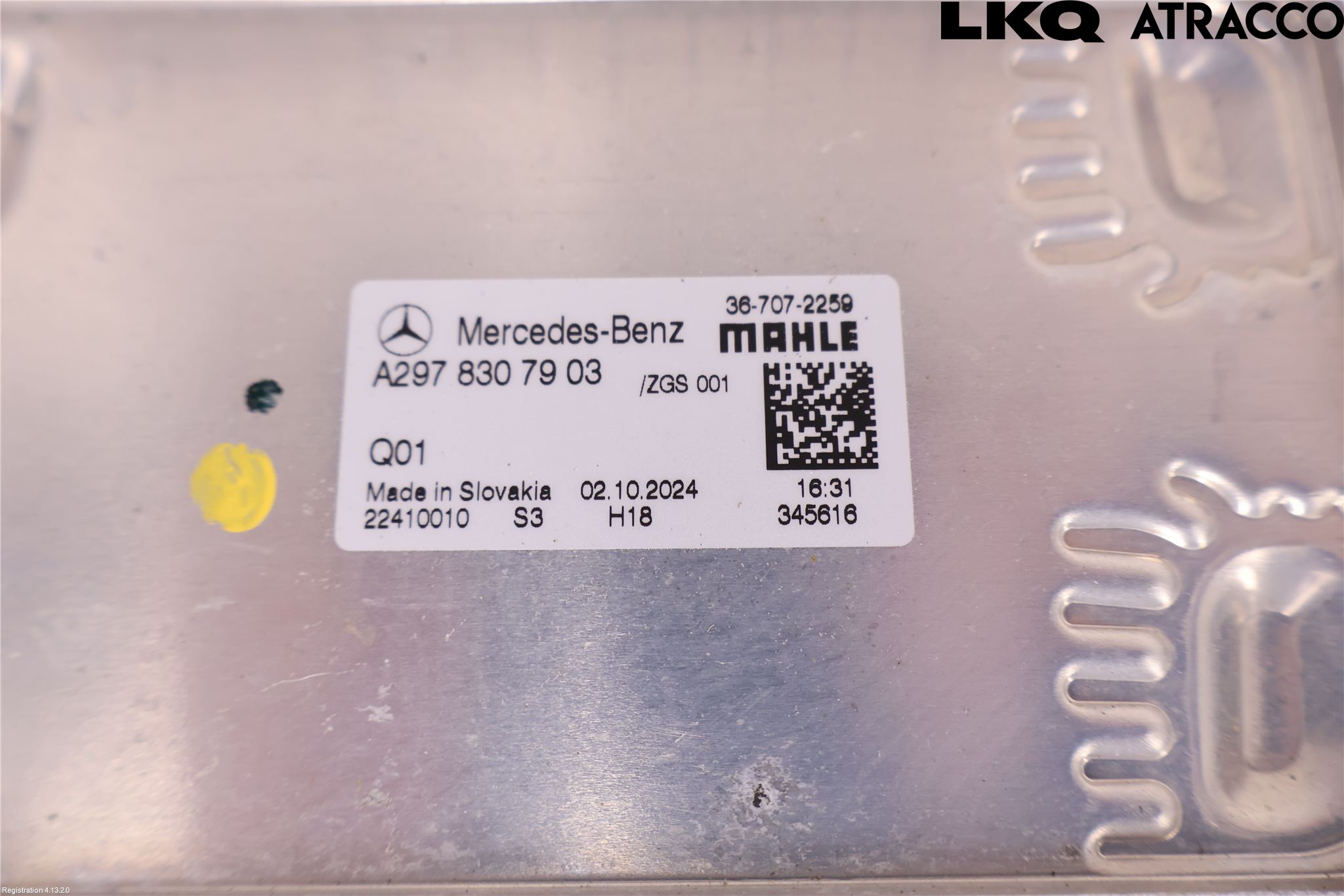 Mercedes-Benz MB EQE (V295) 22- Varme Ac Fordamper (Inni Bilen