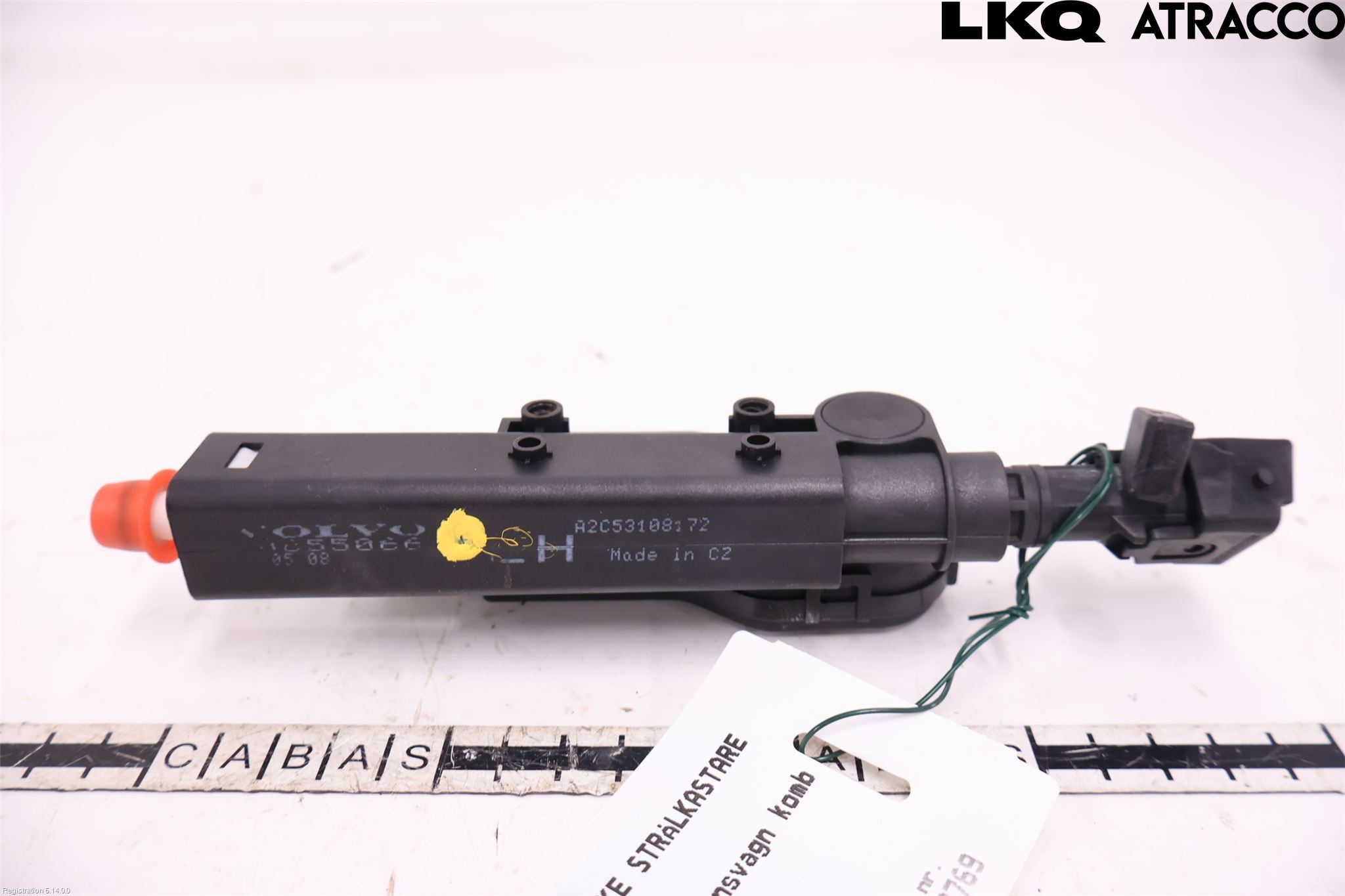 Volvo V70 08-13 Spylerdyse Frontlykter
