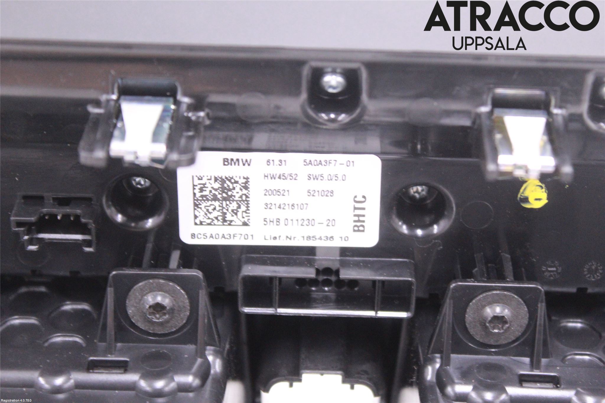 BMW i3 I01 13-22 Varme Ac Betjening-Display