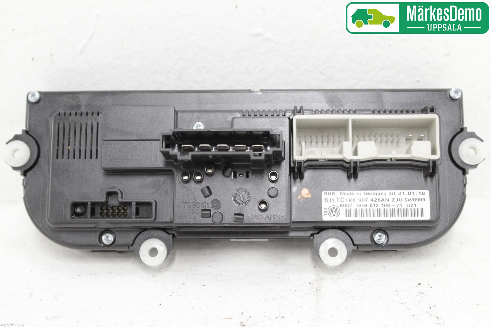 Volkswagen VW CADDY 16-20 Varme Ac Betjening-Display