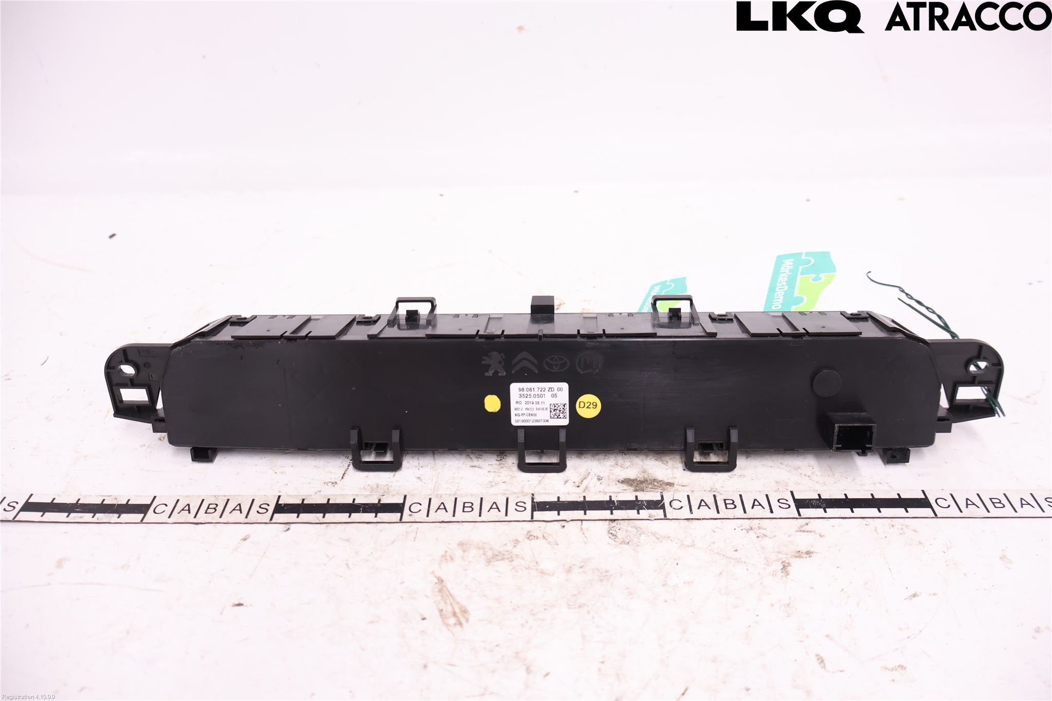 Toyota PROACE II 16- Varme Ac Betjening-Display