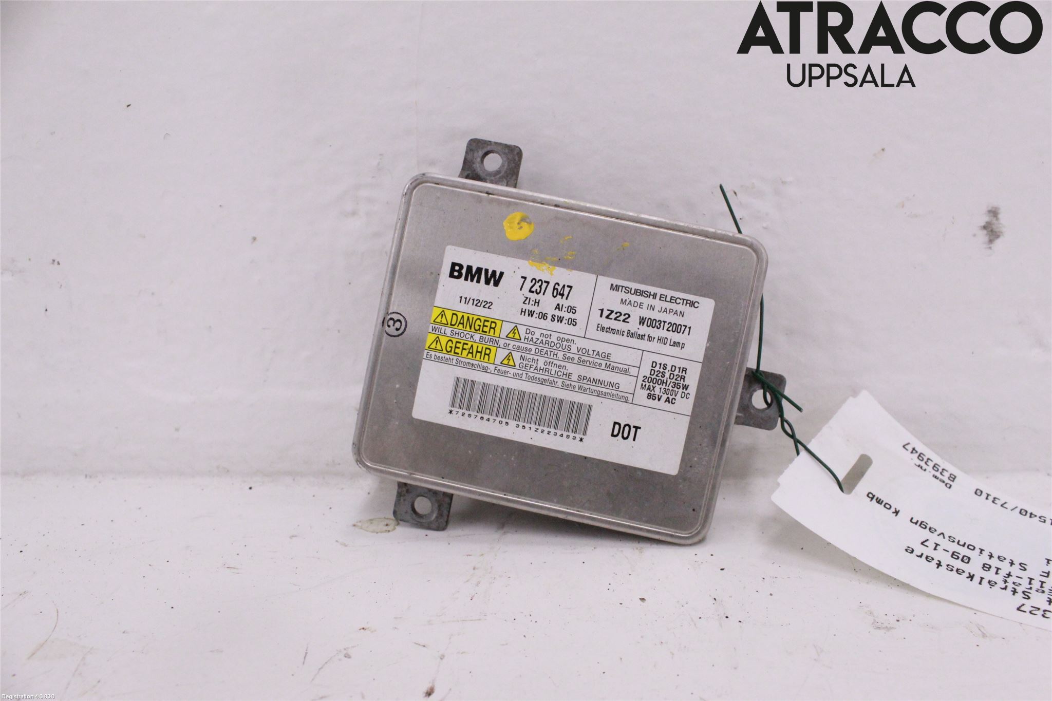 BMW 5 F10/F11/F18 09-17 Styreenhet Xenon
