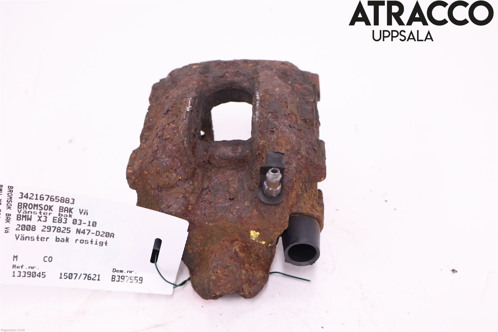 BMW X3 E83     03-10 Bremsecaliper Bak Venstre