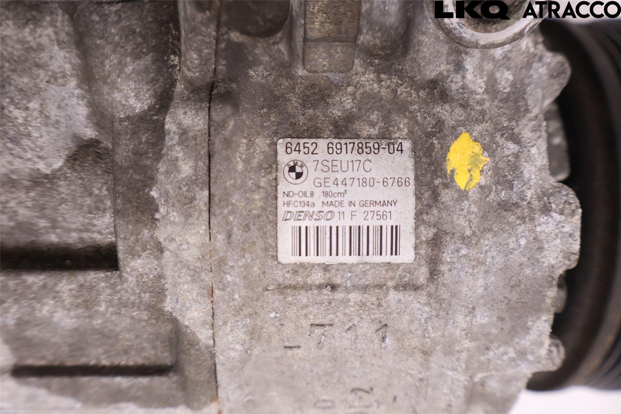 BMW 5 E60/61 Sed/Tou 02-10 Varme Ac Kompressor