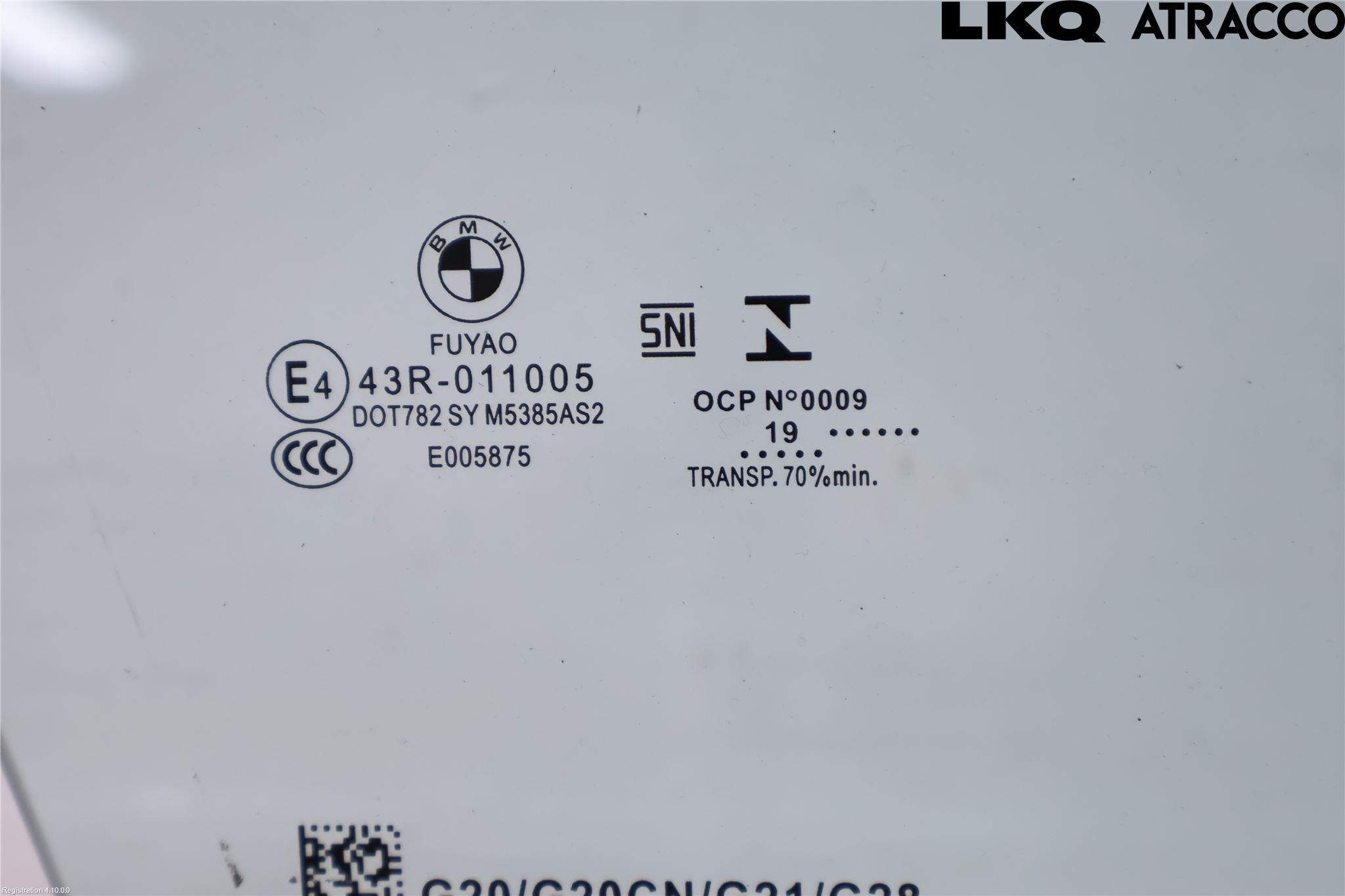 BMW 3 G20/G21/G80/G81 19- Dørrute Foran Høyre 4 Dørs