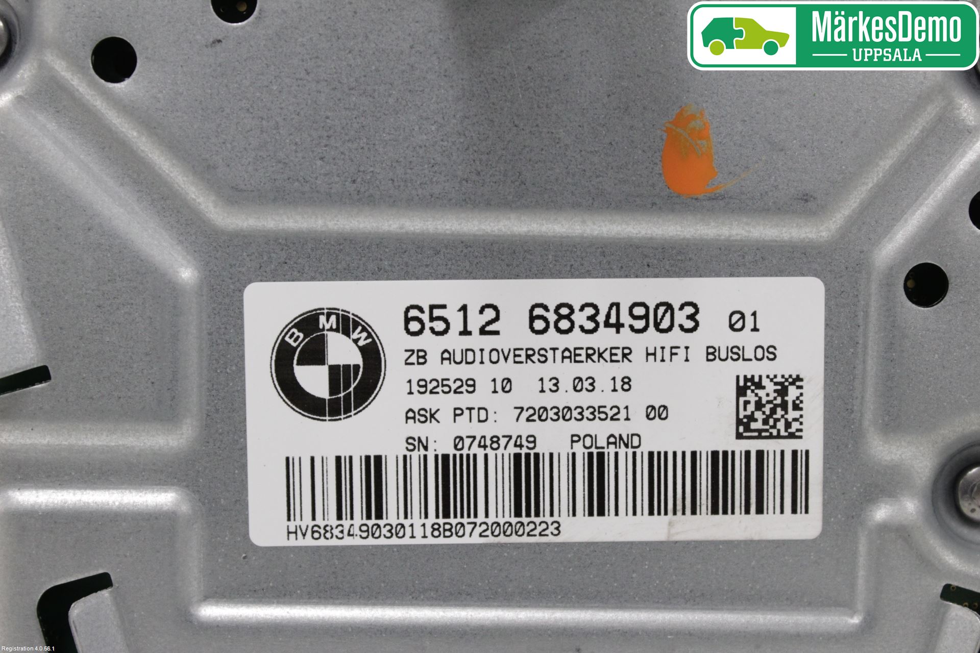BMW 5 G30/G31/F90 17-23 Stereo Forsterker