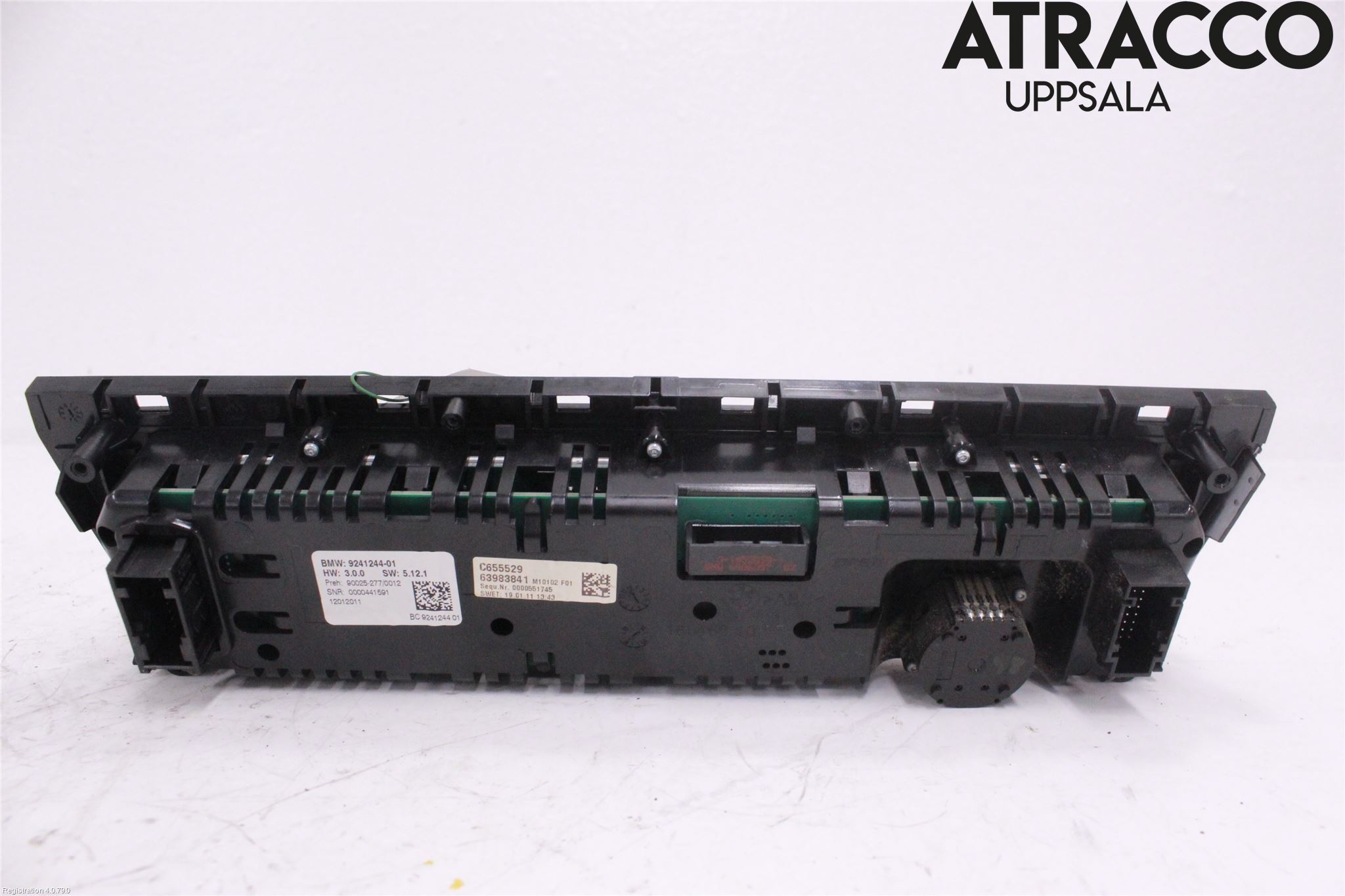 BMW 5 F10/F11/F18 09-17 Varme Ac Betjening-Display
