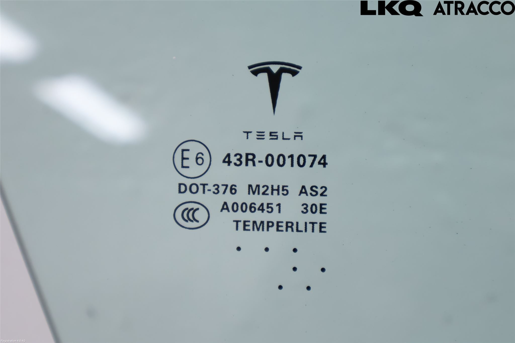 Tesla MODEL S 13- Dørrute Foran Høyre 4 Dørs