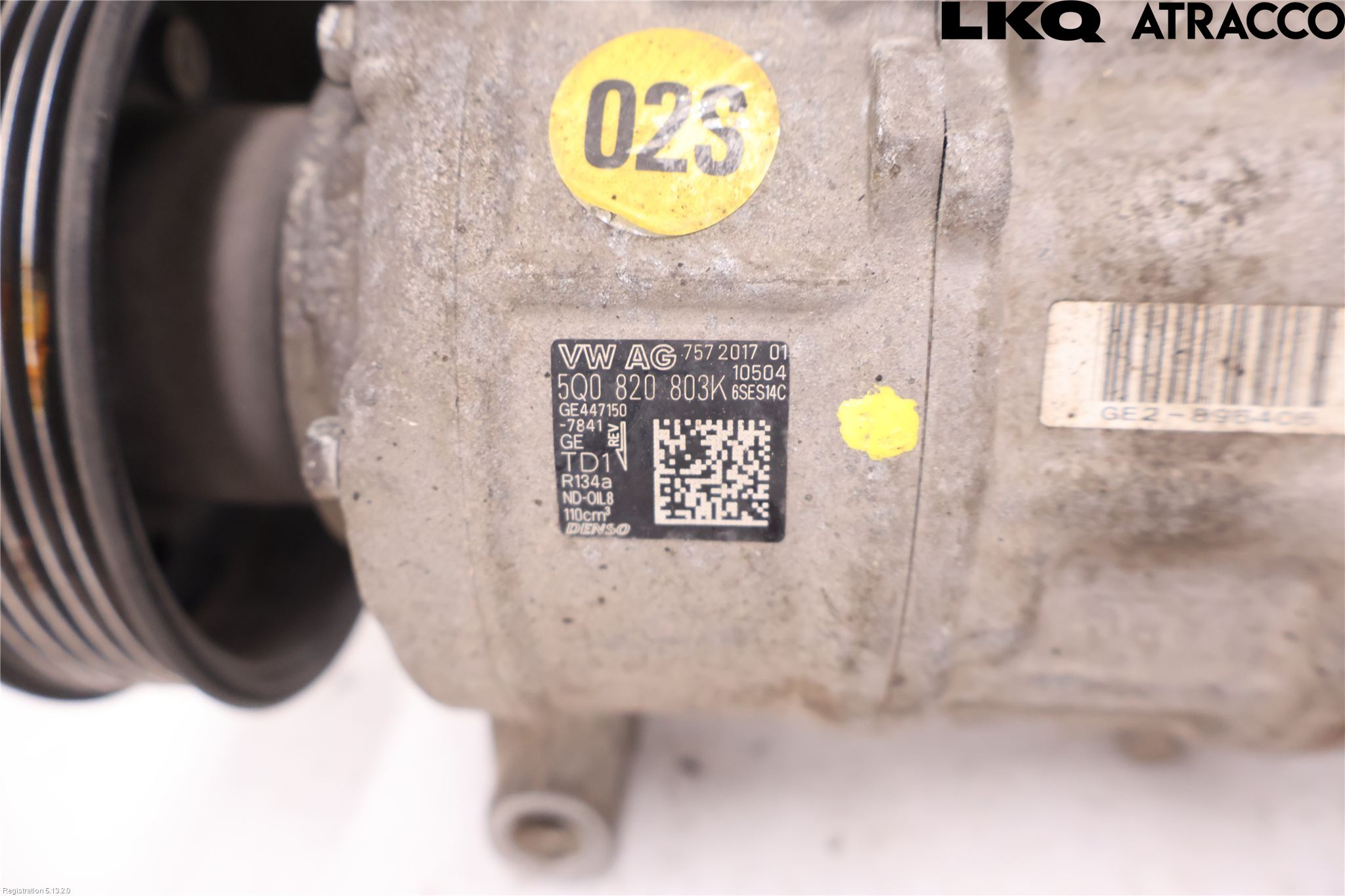 Volkswagen VW CADDY 16-20 Varme Ac Kompressor