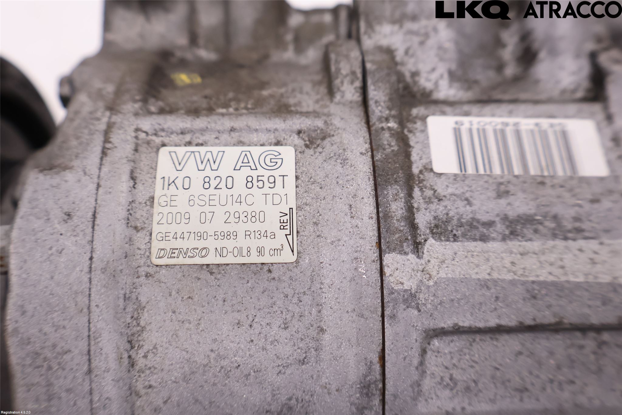 Volkswagen VW PASSAT 05-11 Varme Ac Kompressor
