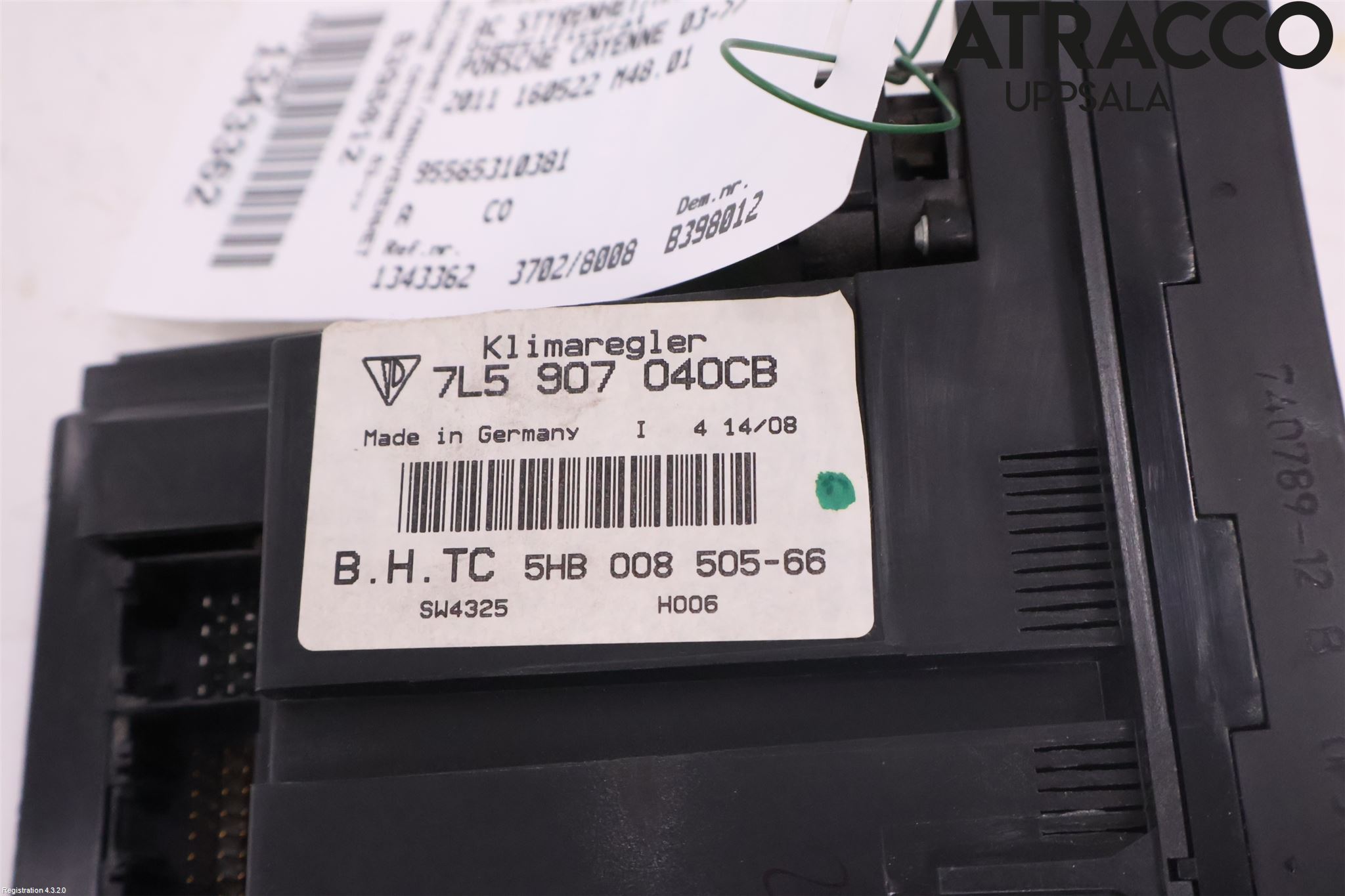 Porsche CAYENNE 03- Varme Ac Betjening-Display