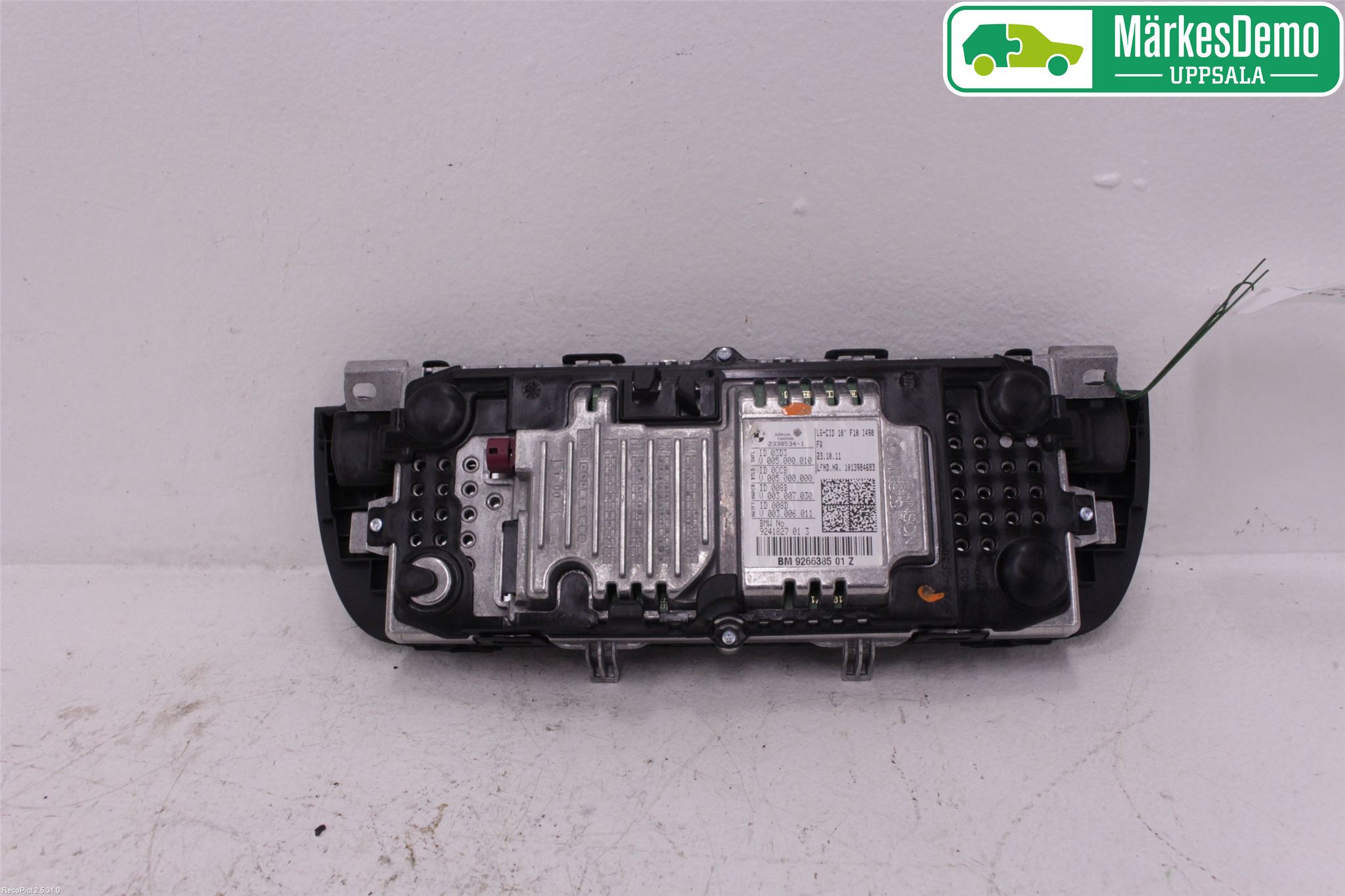 BMW 5 F10/F11/F18 09-17 Instr Skjerm Dvd-Gps-Ac-Tlf