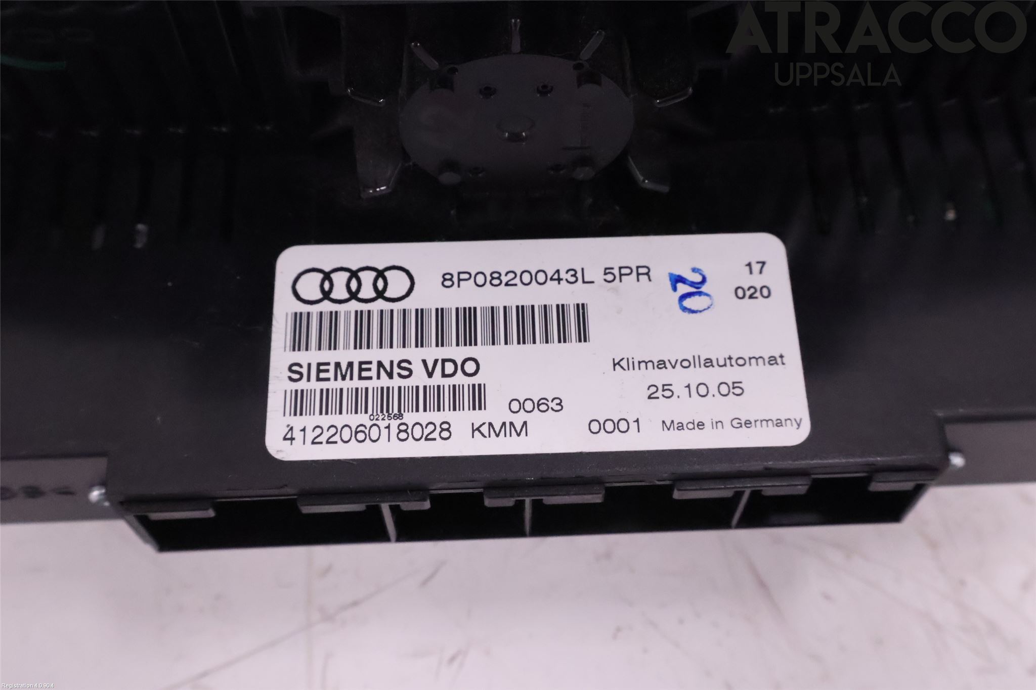 Audi A3/S3 05-13 Varme Ac Betjening-Display