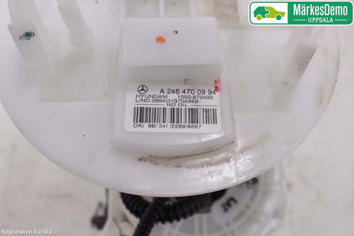Mercedes-Benz MB A-KLASS (W176) 13-18 Drivstoffpumpe Innspr-Høytrykk
