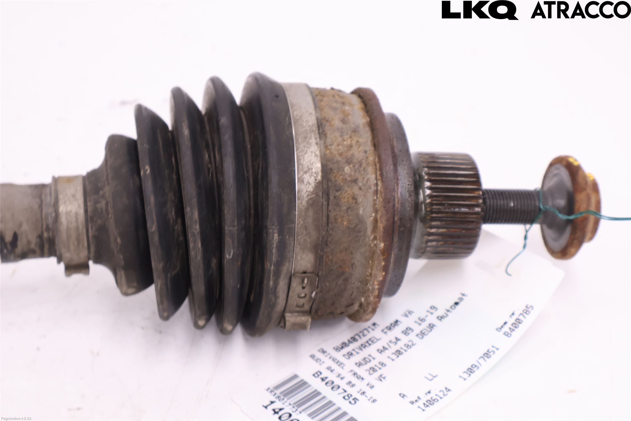Audi A4/S4 B9 16-19 Drivaksel Foran Kompl Venstre