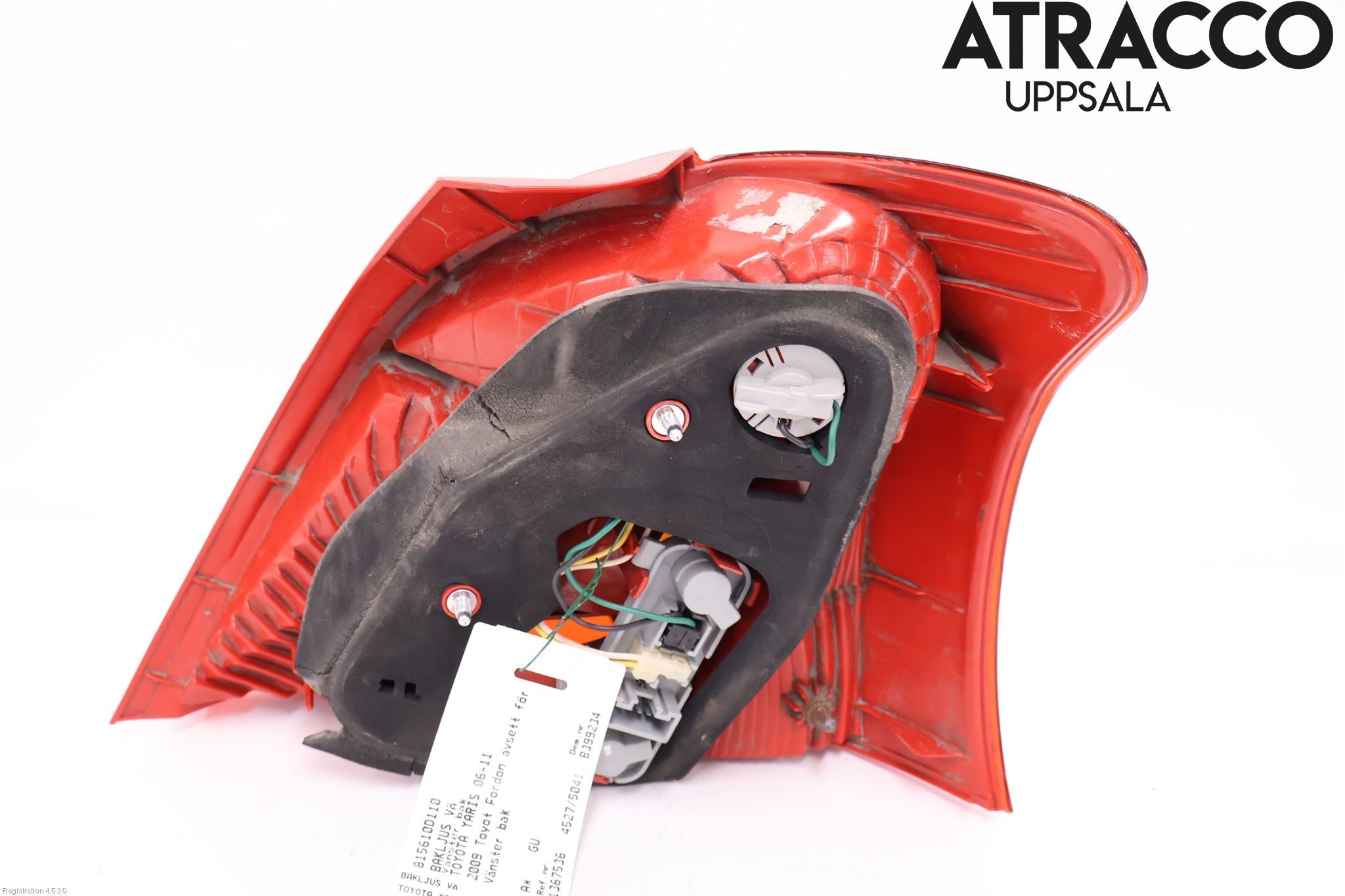 Toyota YARIS XP90 06-11 Baklykt Venstre