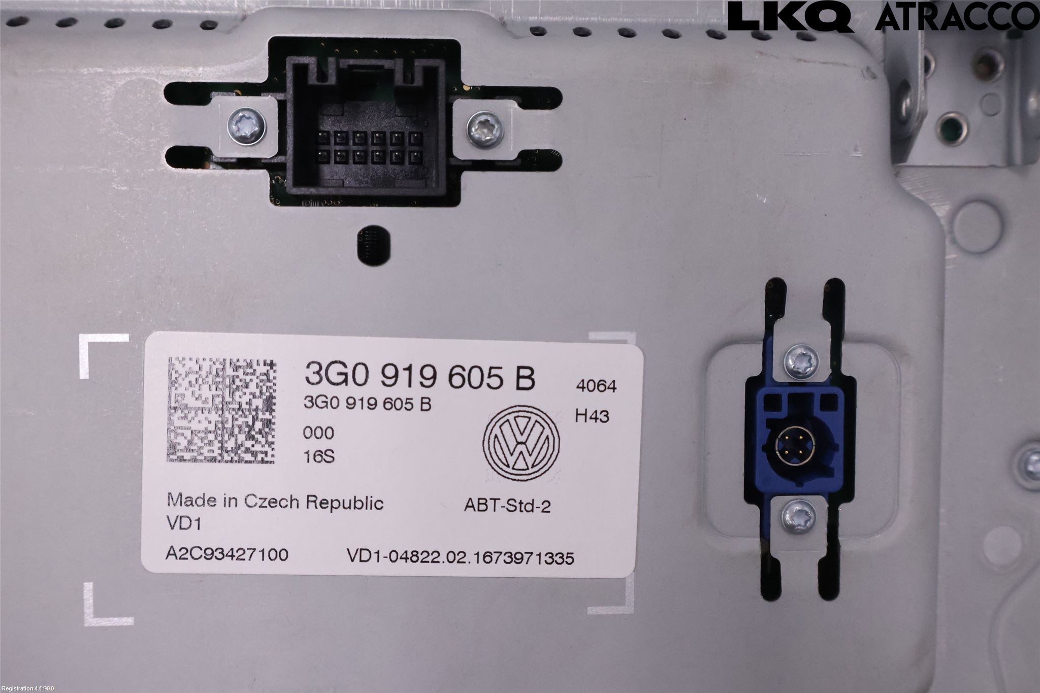 Volkswagen VW GOLF / E-GOLF VII 13-20 Multifunktionsdisplay