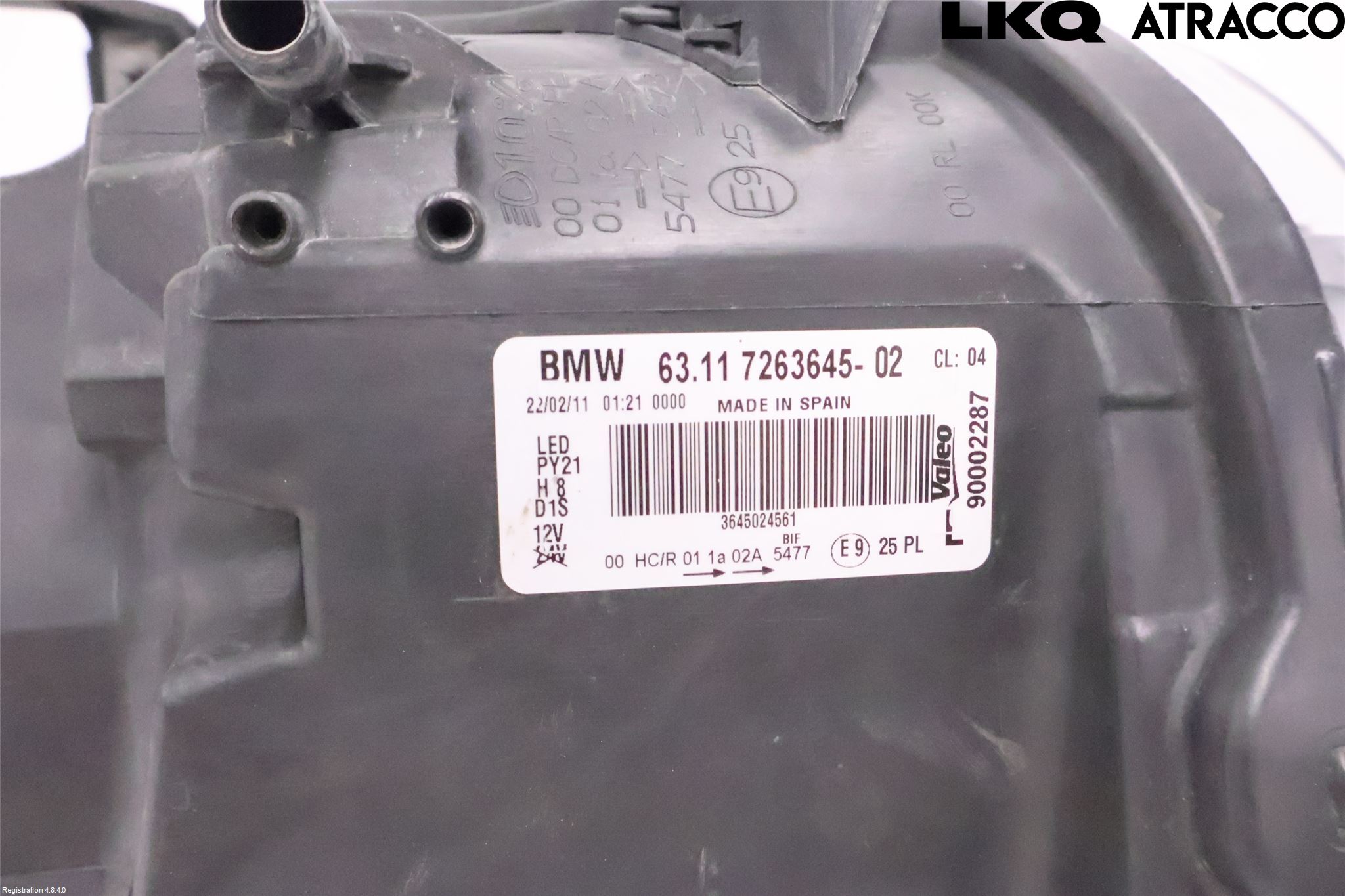 BMW 1 E82/88 Coupé/Cab 06-13 Frontlykt Venstre