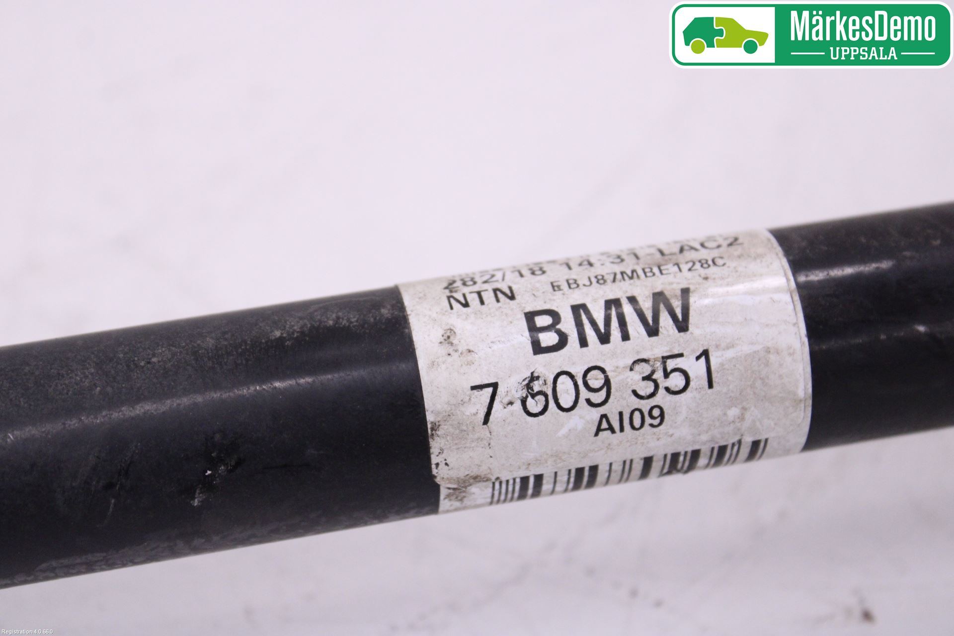 BMW 3 F30/F31/F80 12-19 Drivaksel Bak Kompl Venstre