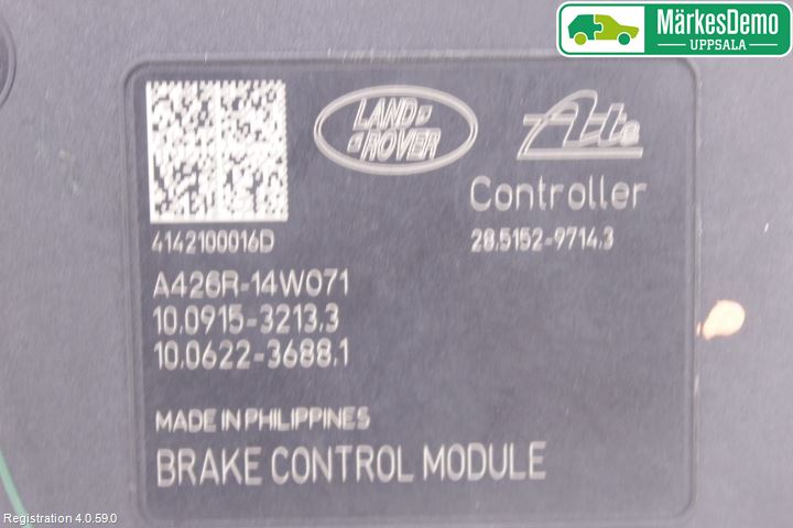 Landrover LAND ROVER RANGE ROVER EVOQUE (L538) 11-18 Abs Hydraulikkaggregat