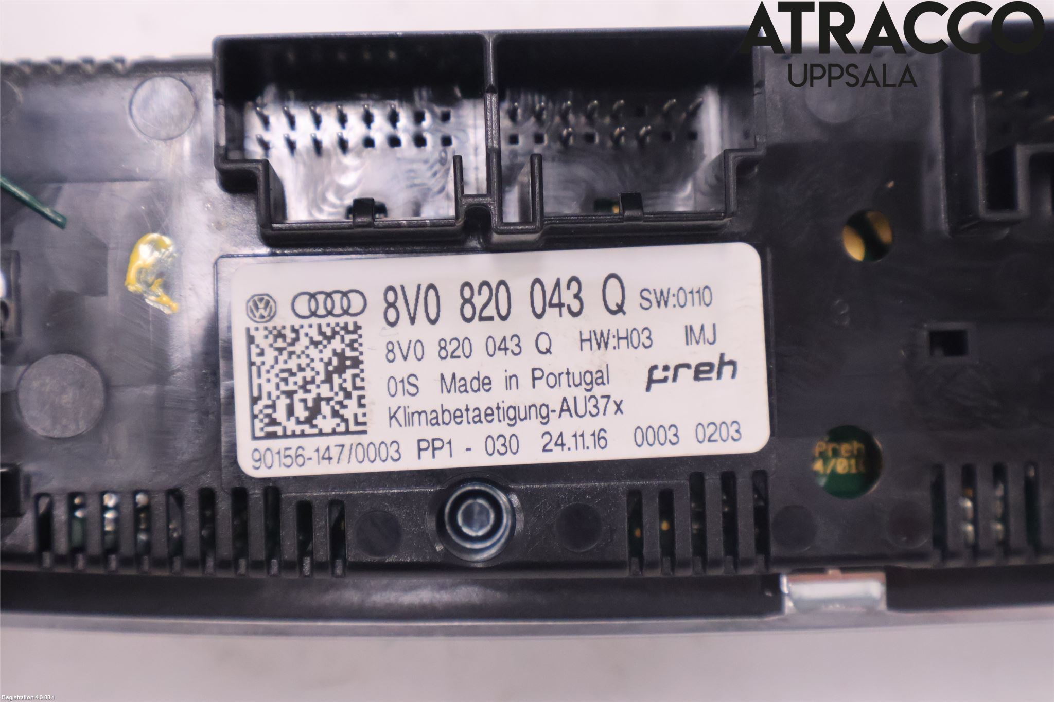 Audi A3/S3 8V 13-20 Varme Ac Betjening-Display