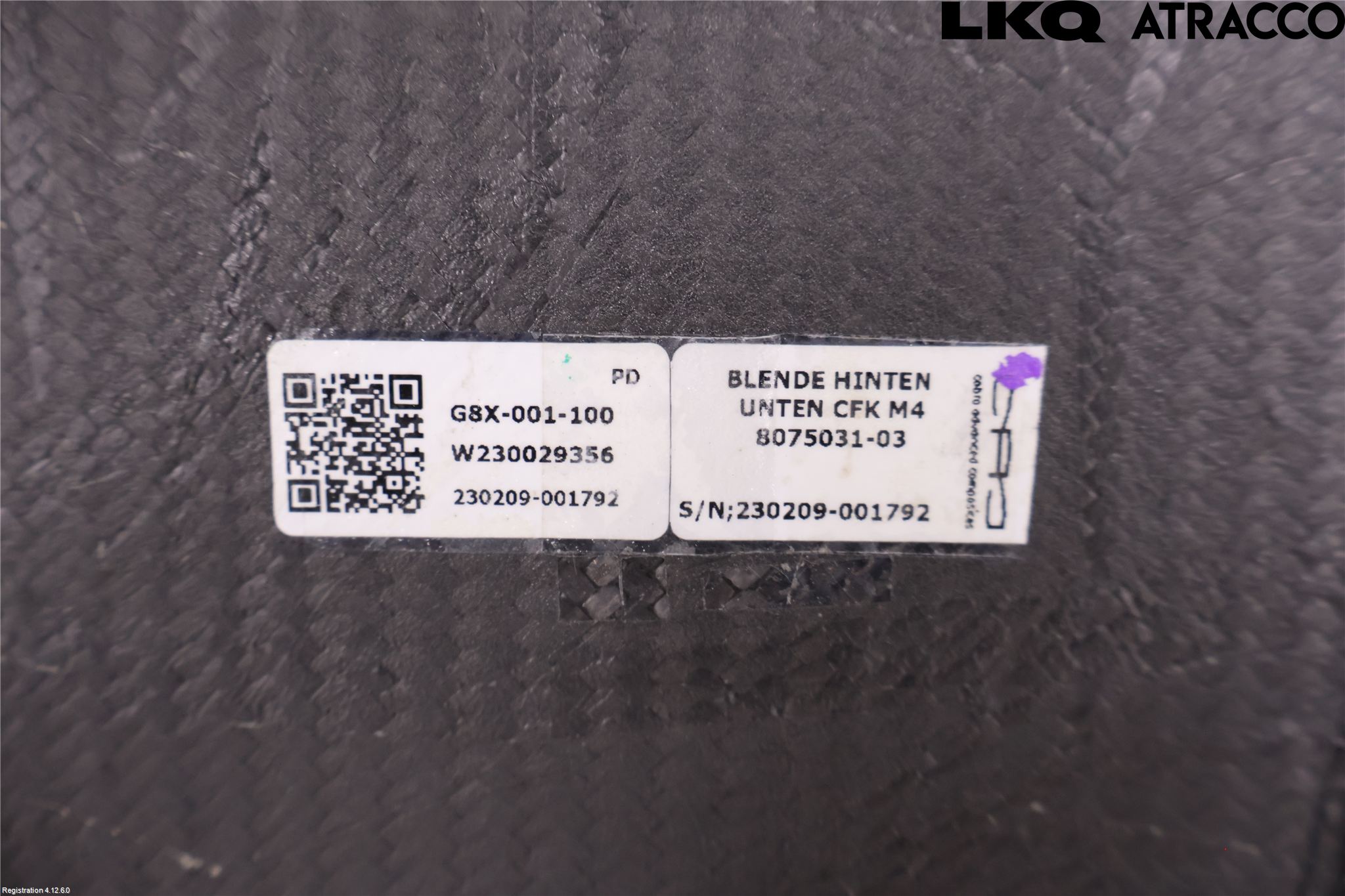 BMW 3 G20/G21/G80/G81 19- Støtfanger Bak Midt Del
