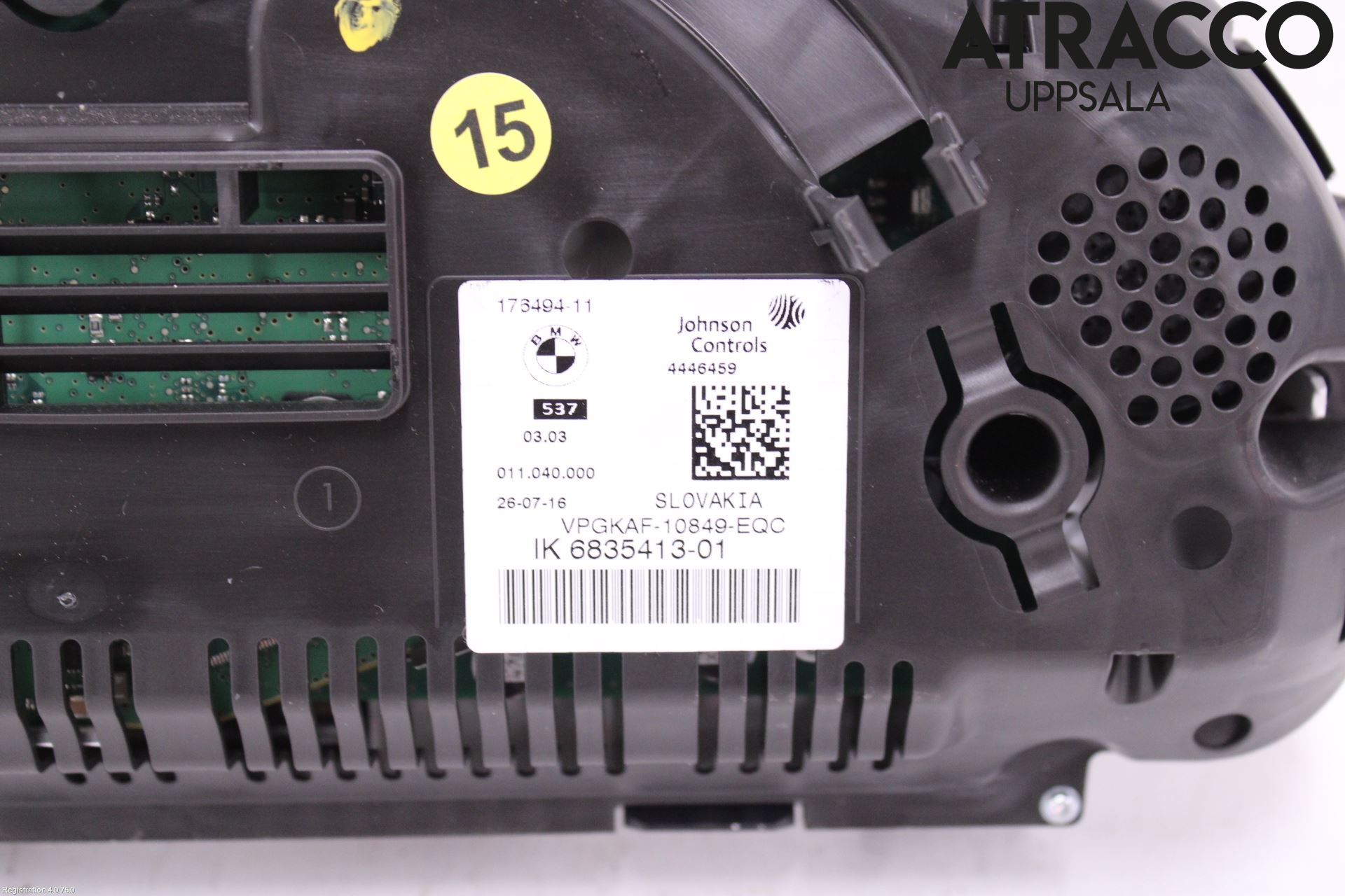 BMW 5 F10/F11/F18 09-17 Instr Speedometer