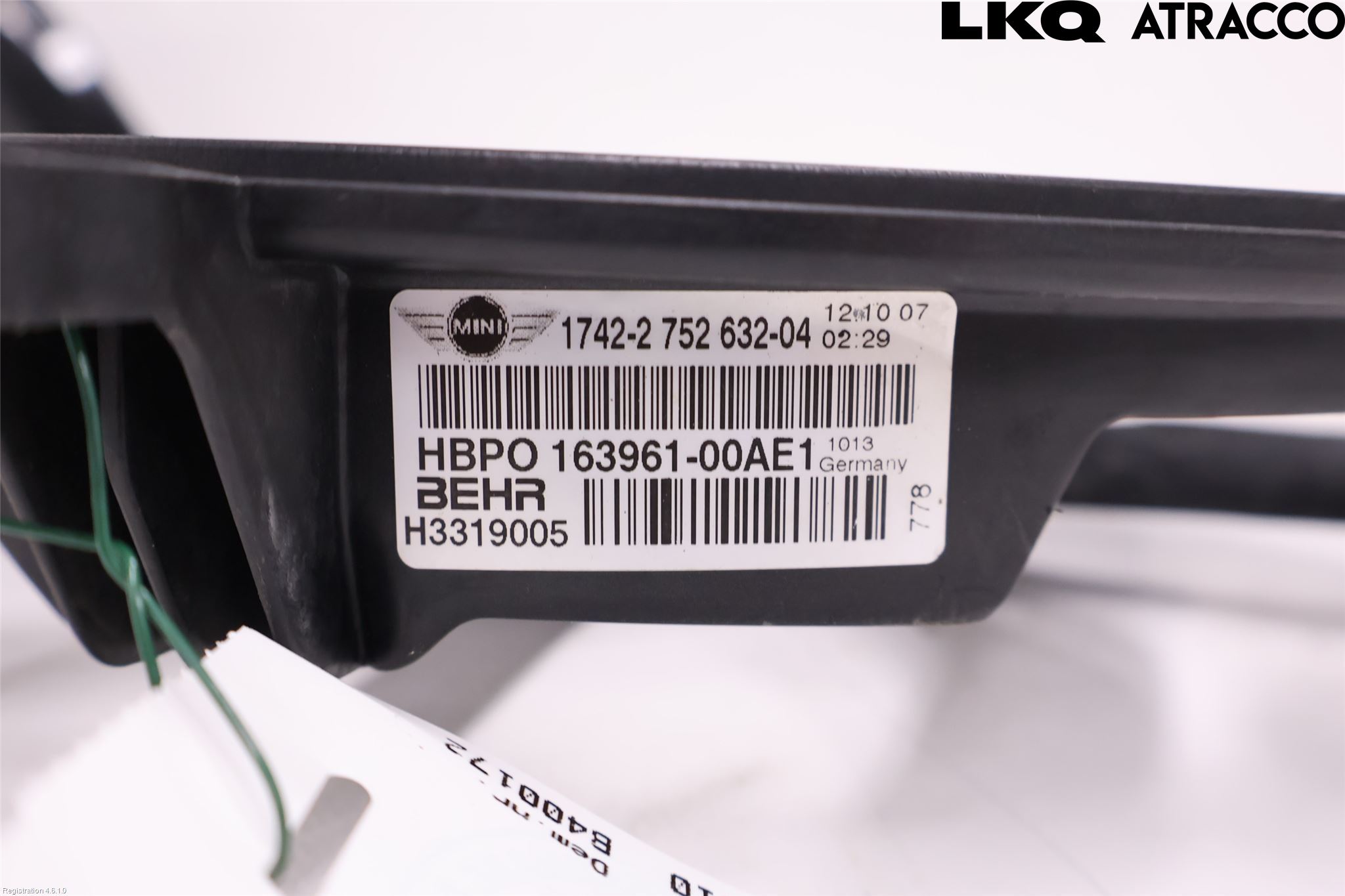 Mini COUPE R56 05-14 Kjølevifte Elektrisk