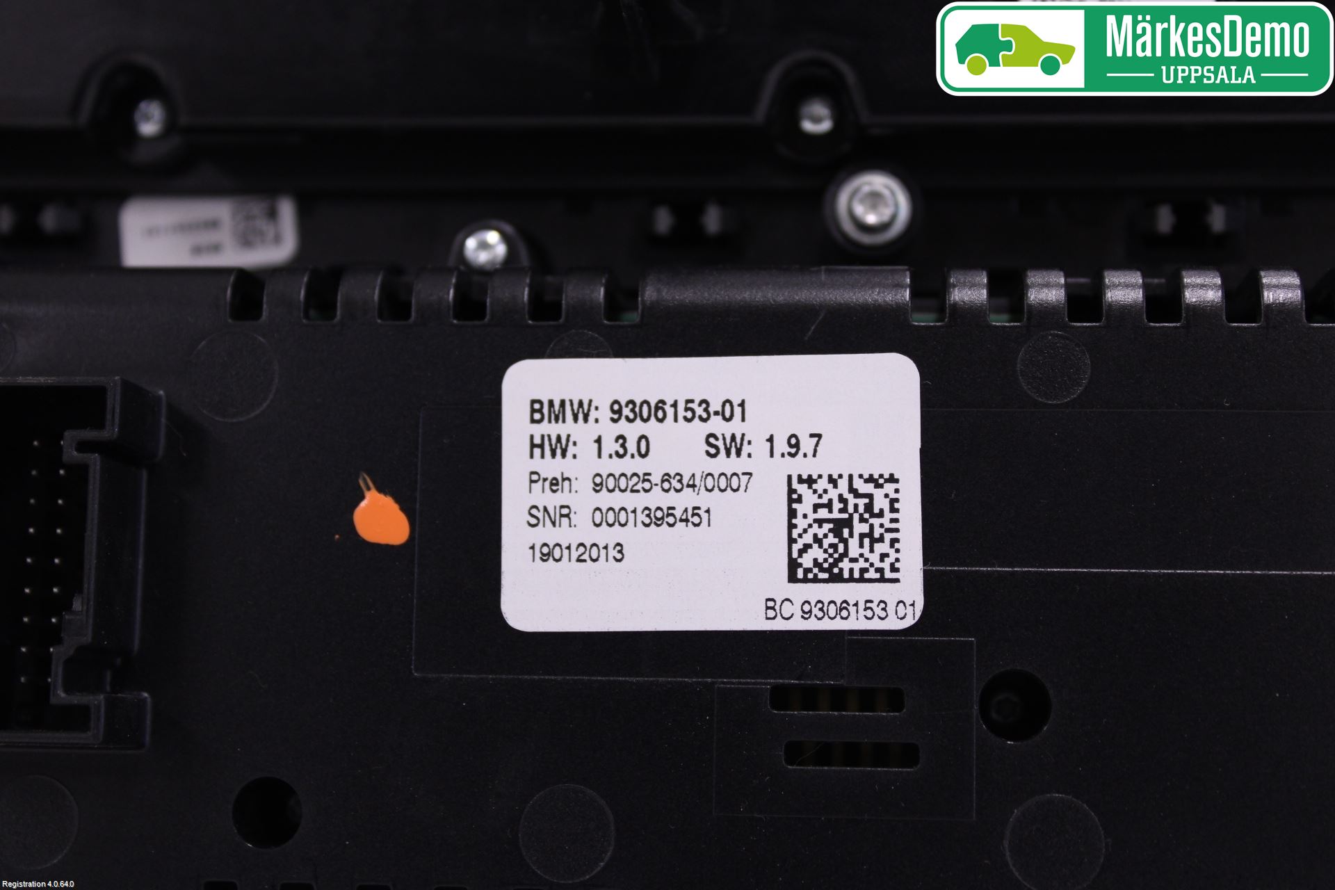 BMW 5 F10/F11/F18 09-17 Varme Ac Betjening-Display