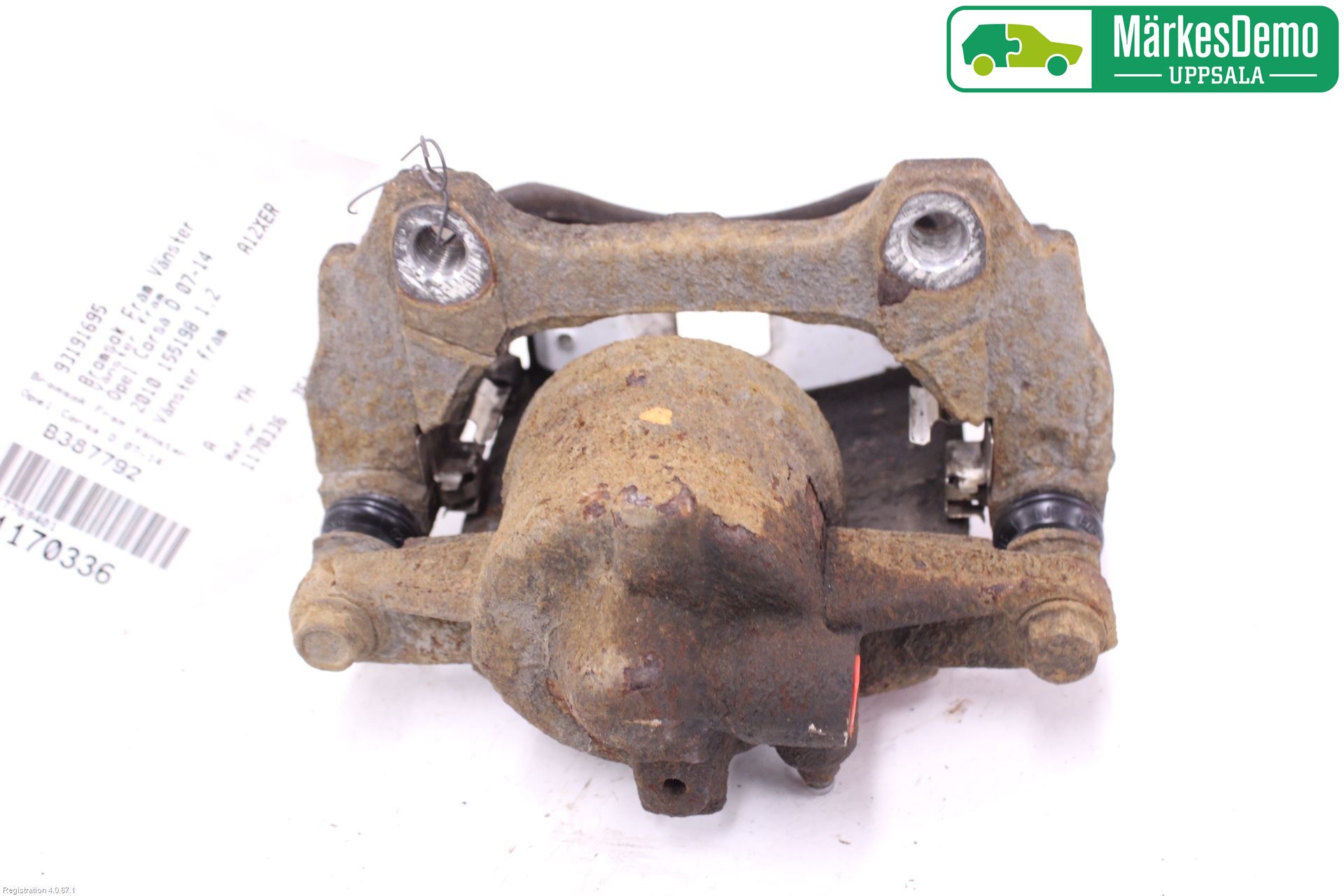 Opel CORSA D 07-14 Bremsecaliper Foran Venstre