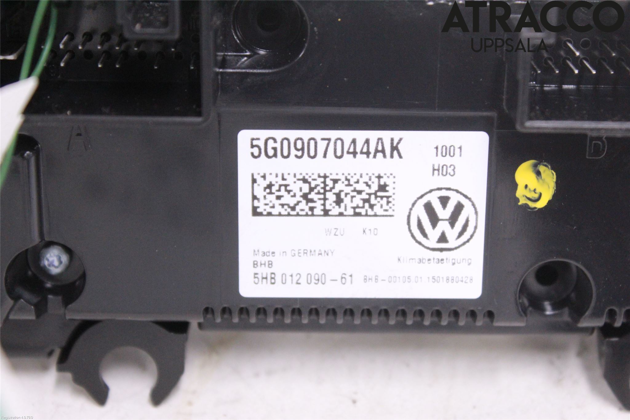 Volkswagen VW PASSAT 15-19 Varme Ac Betjening-Display