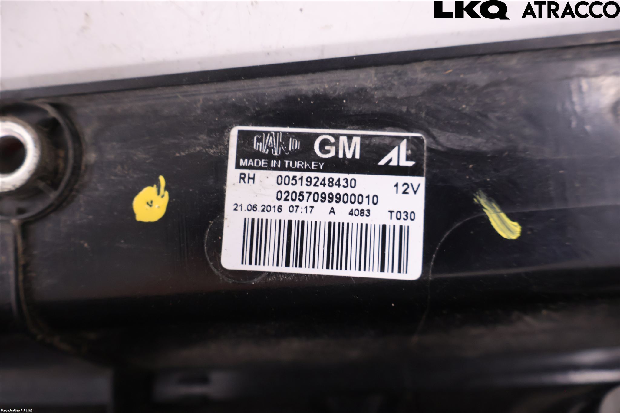 Opel COMBO D 12-18 Baklykt Høyre