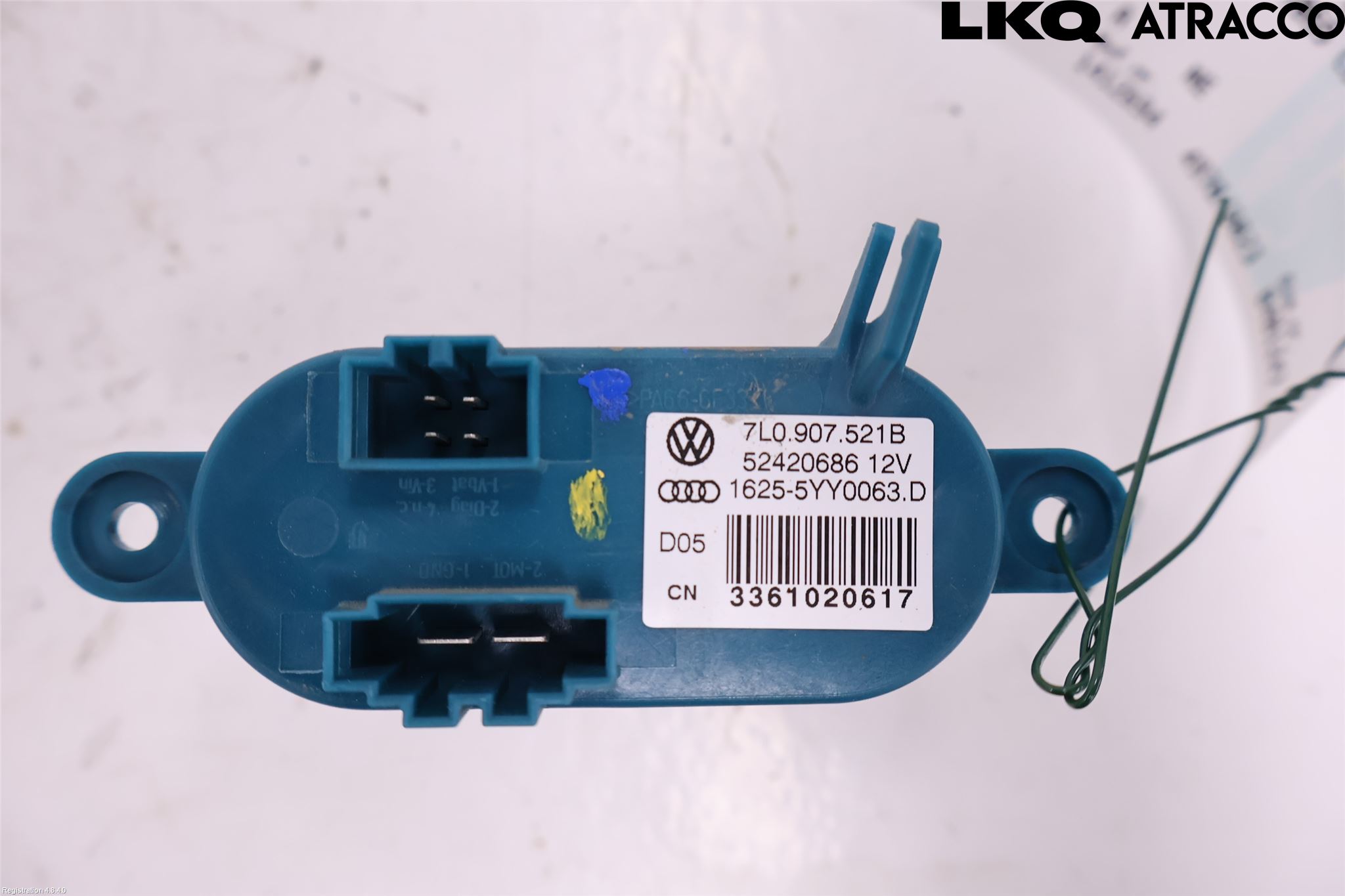 Volkswagen VW AMAROK 2H 10-22 Varmeapparat Viftemotstand