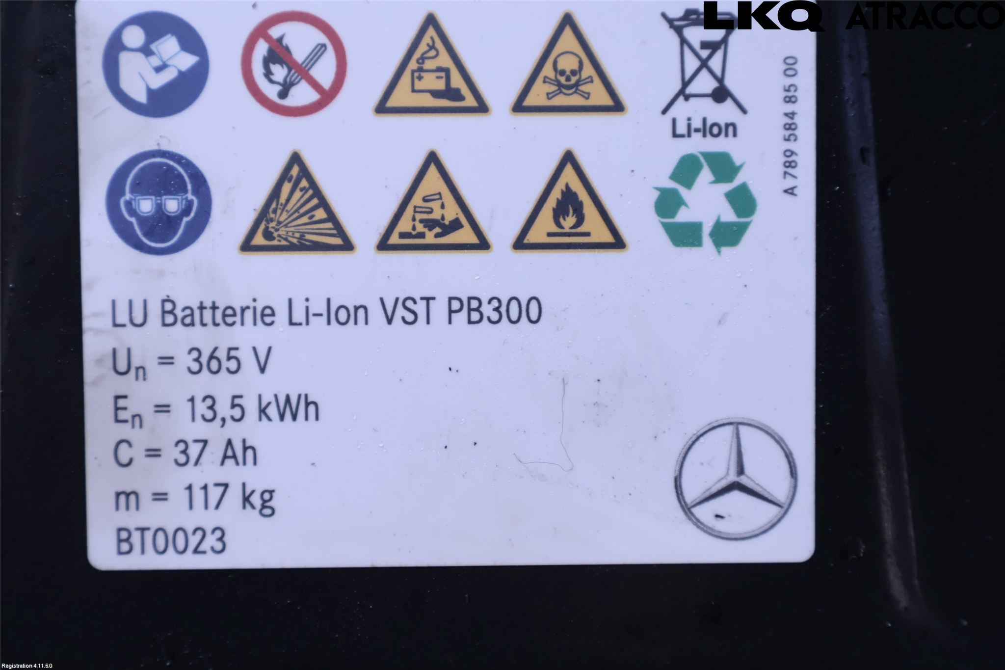 Mercedes-Benz MB E-KLASS (W213) 16-23 Hybrid Batteri