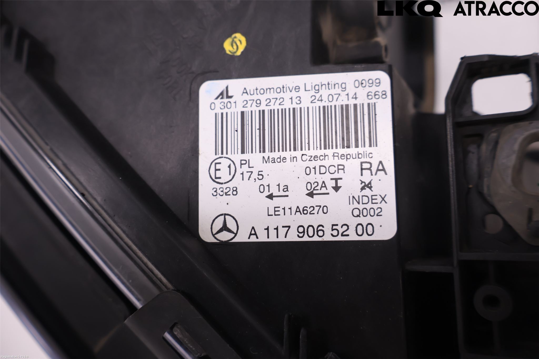 Mercedes-Benz MB CLA-KLASS (C117/X117) 13-19 Frontlykt Høyre